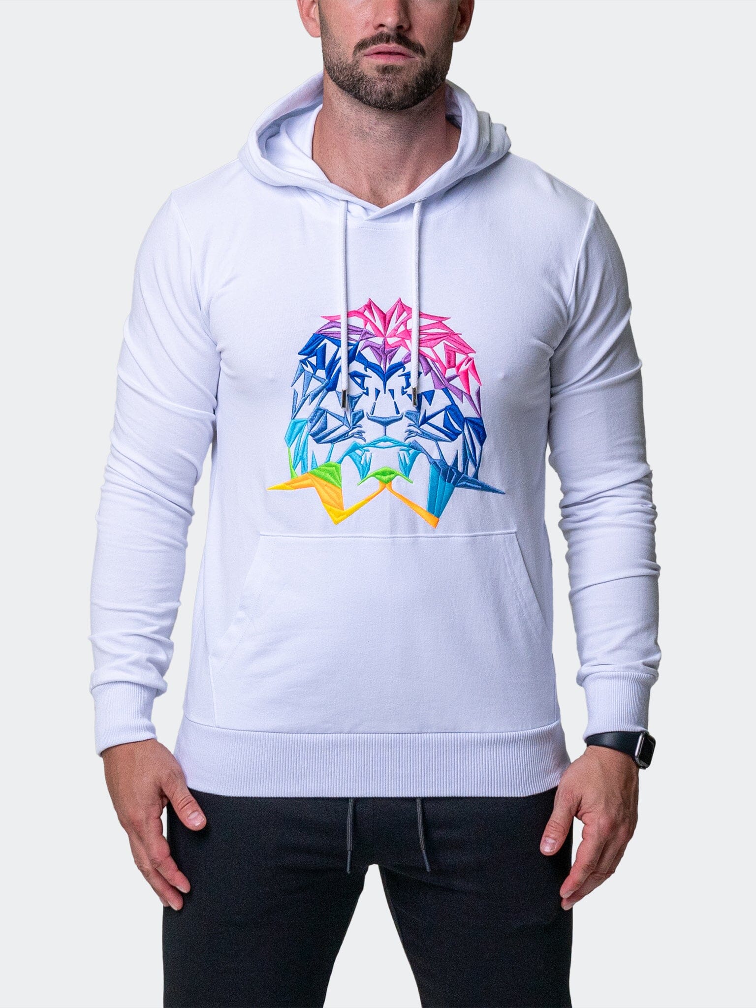 Neon White Hoodie