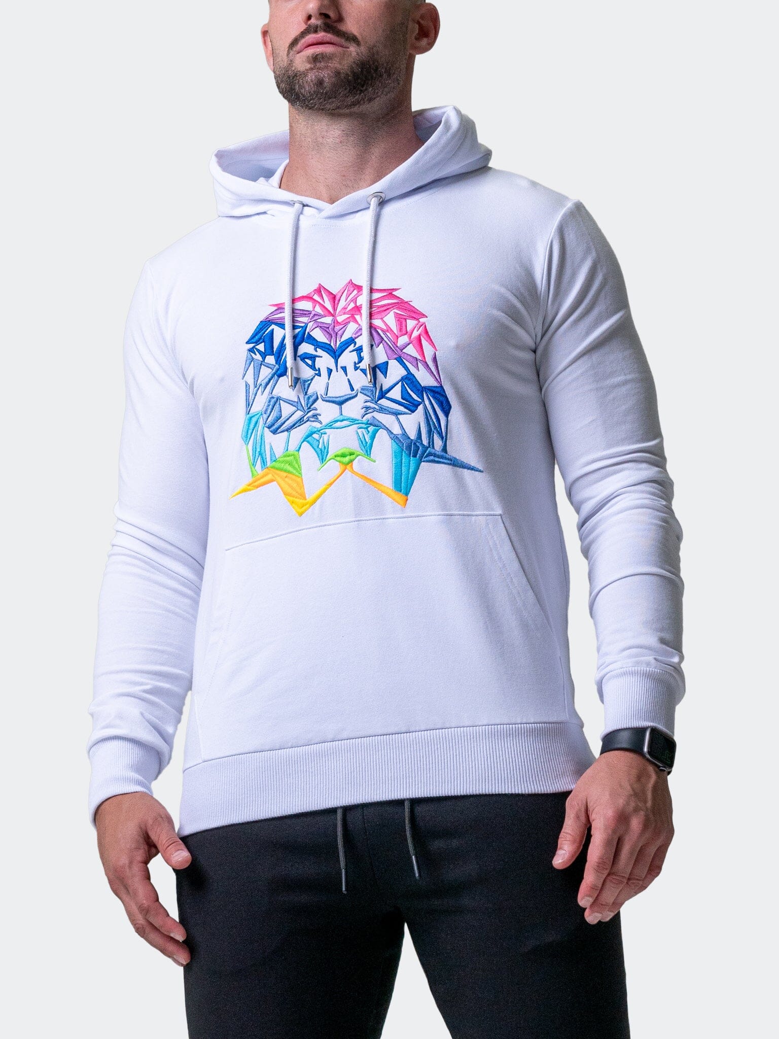 Neon White Hoodie