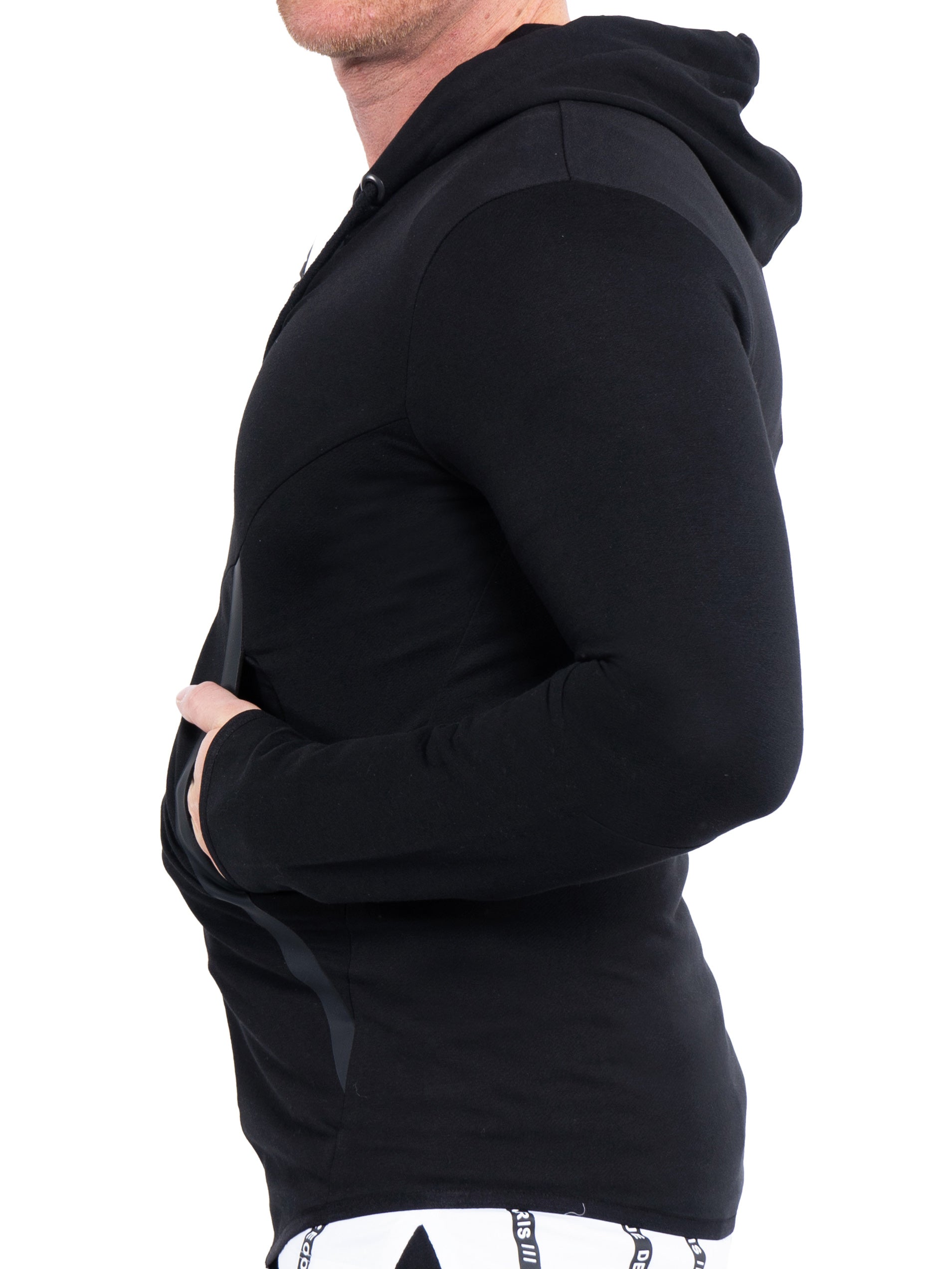 Hoodie BlackTrim Black