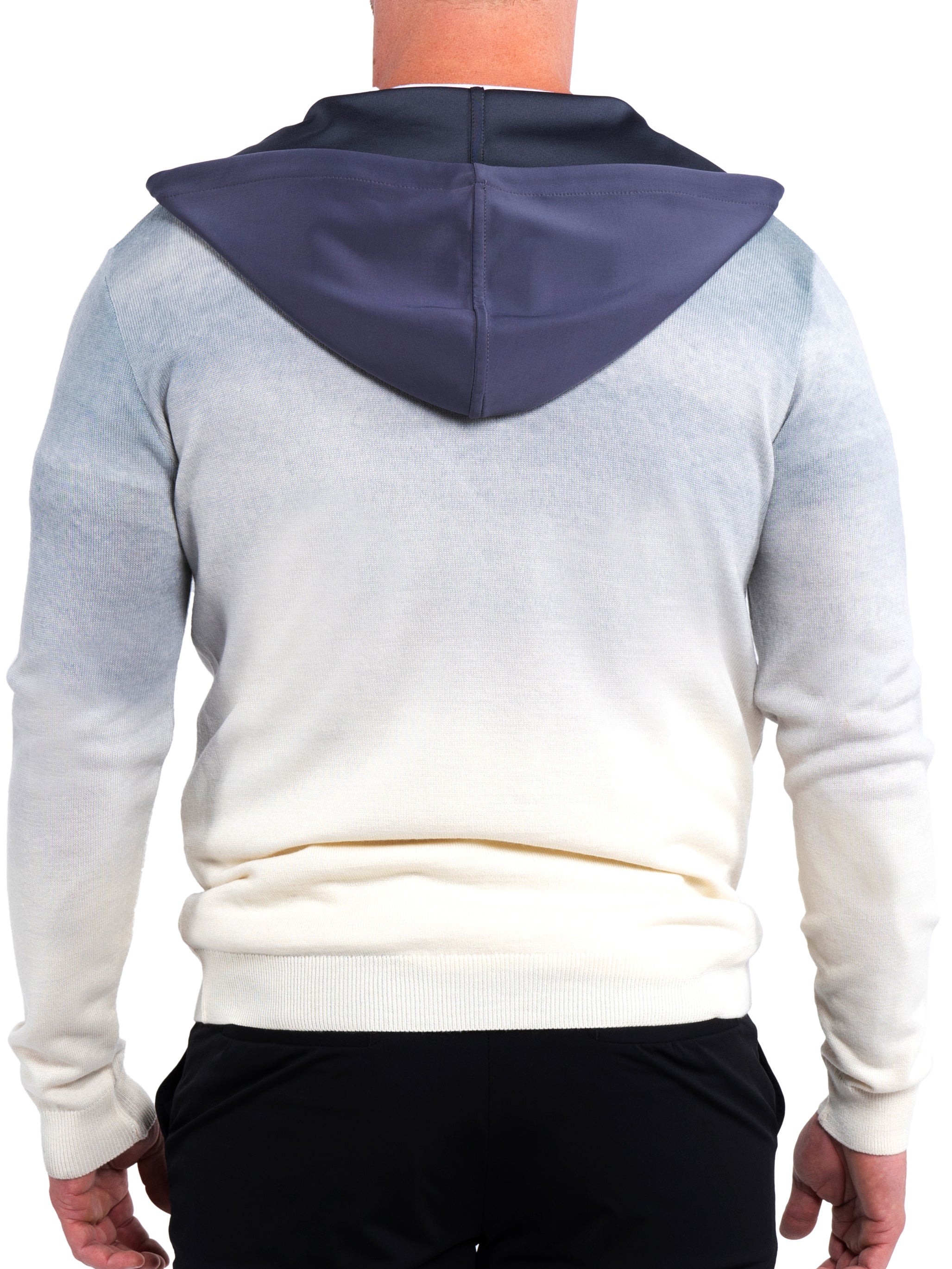 Hoodie Degrade White