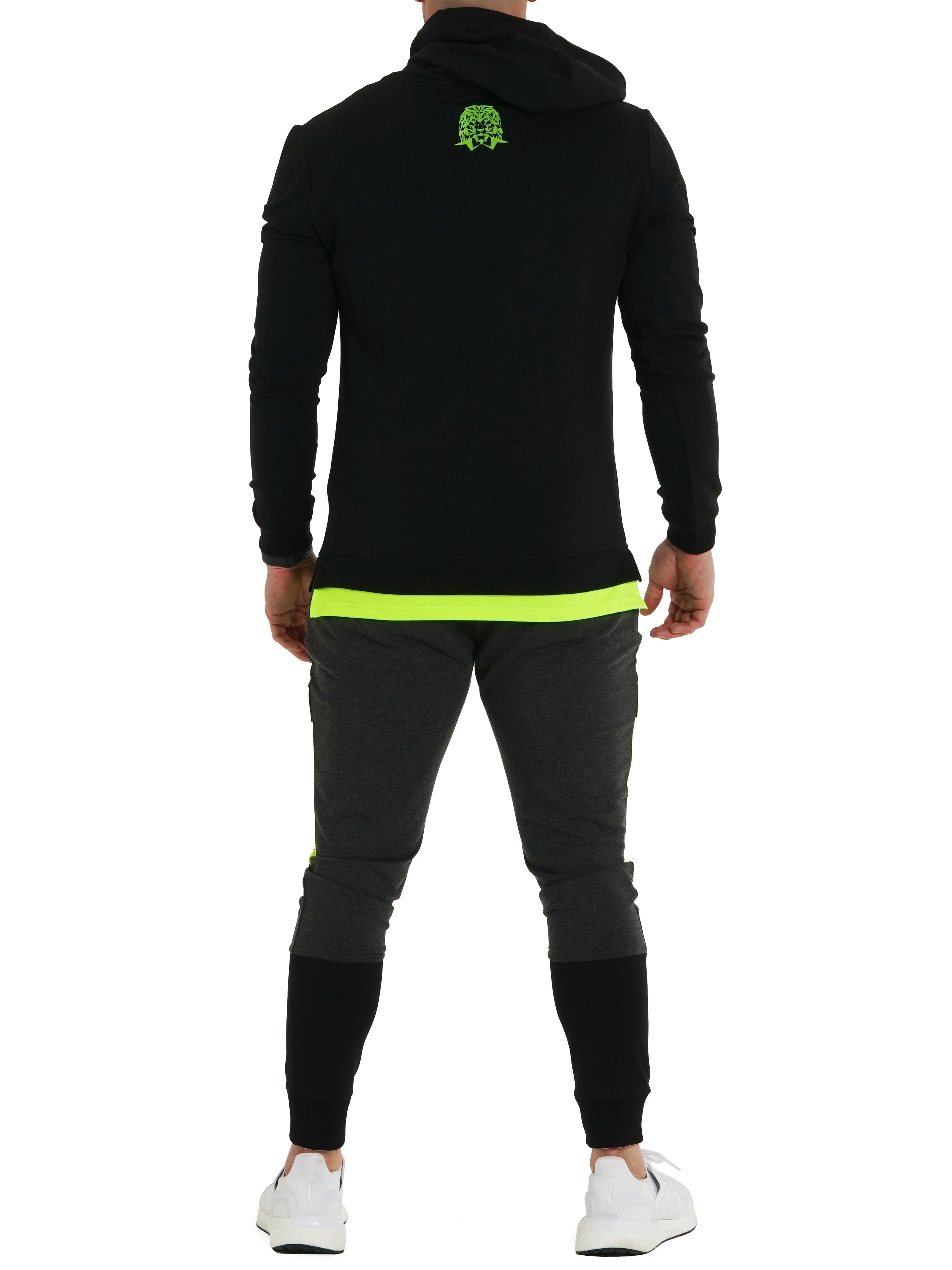 Hoodie GreenBand Black