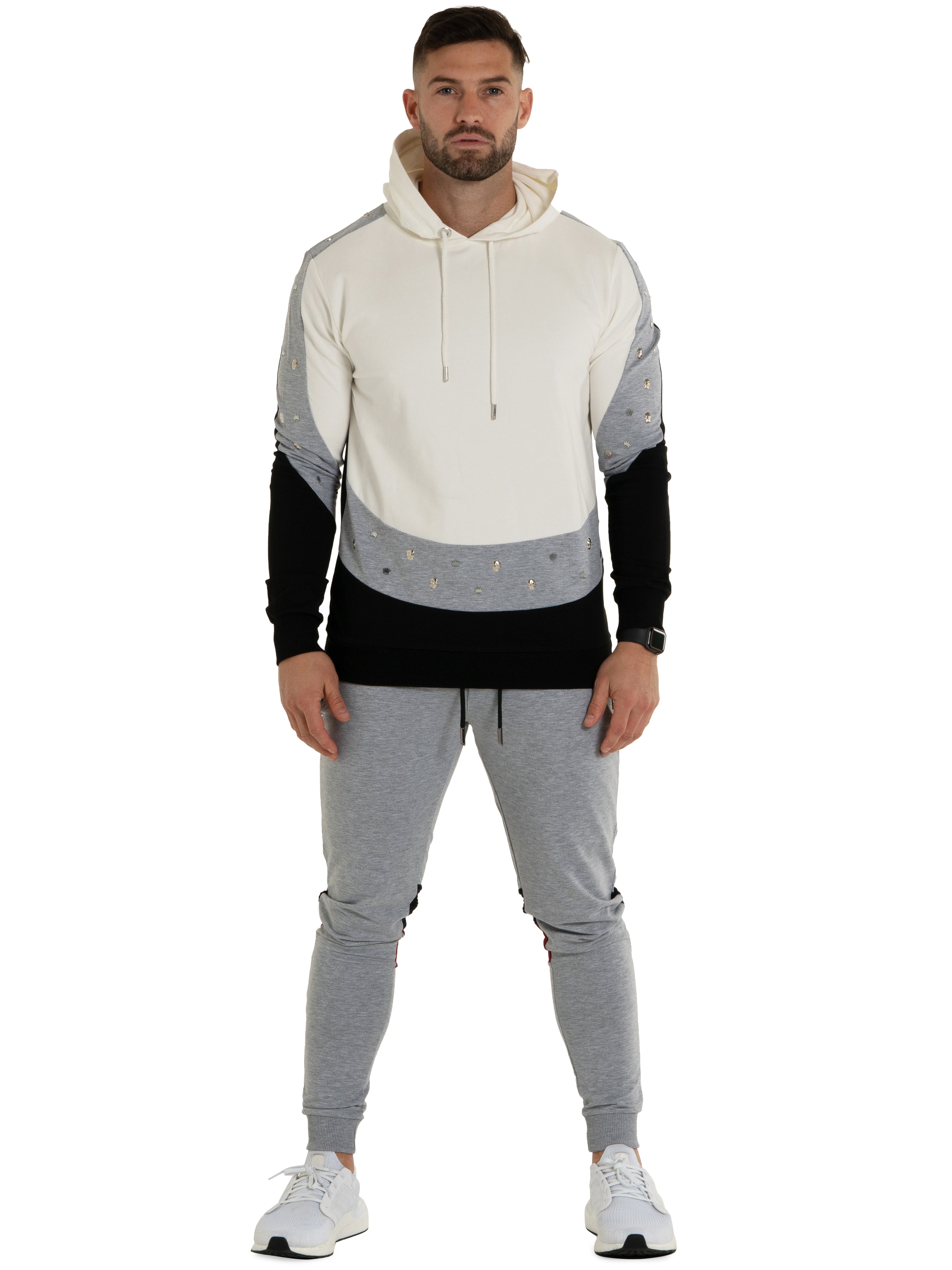 Hoodie Metal Grey