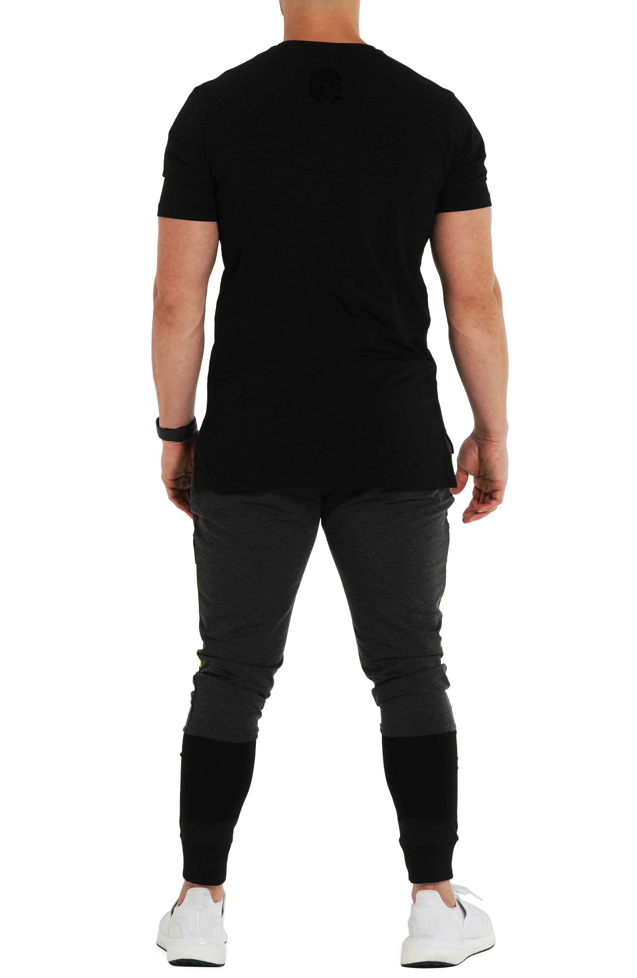 Solid Black V-Neck Tee