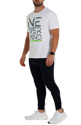 Tee Nevermind White View-3