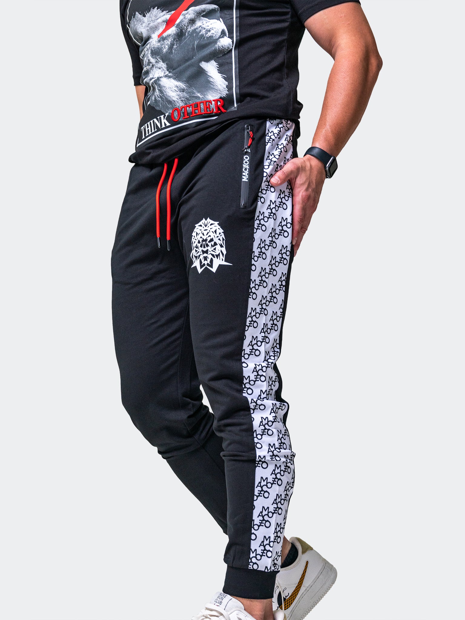 Monogram Black Jogger
