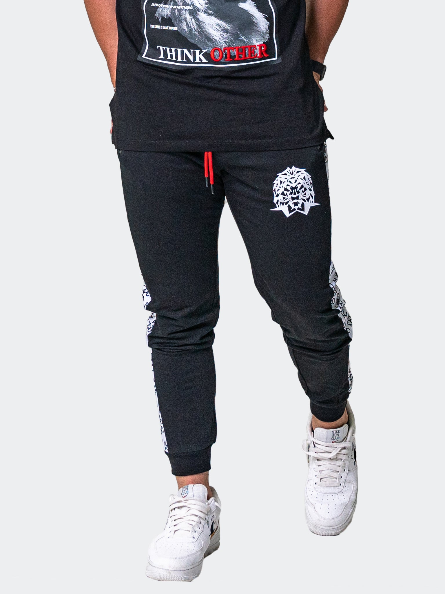 Monogram Black Jogger