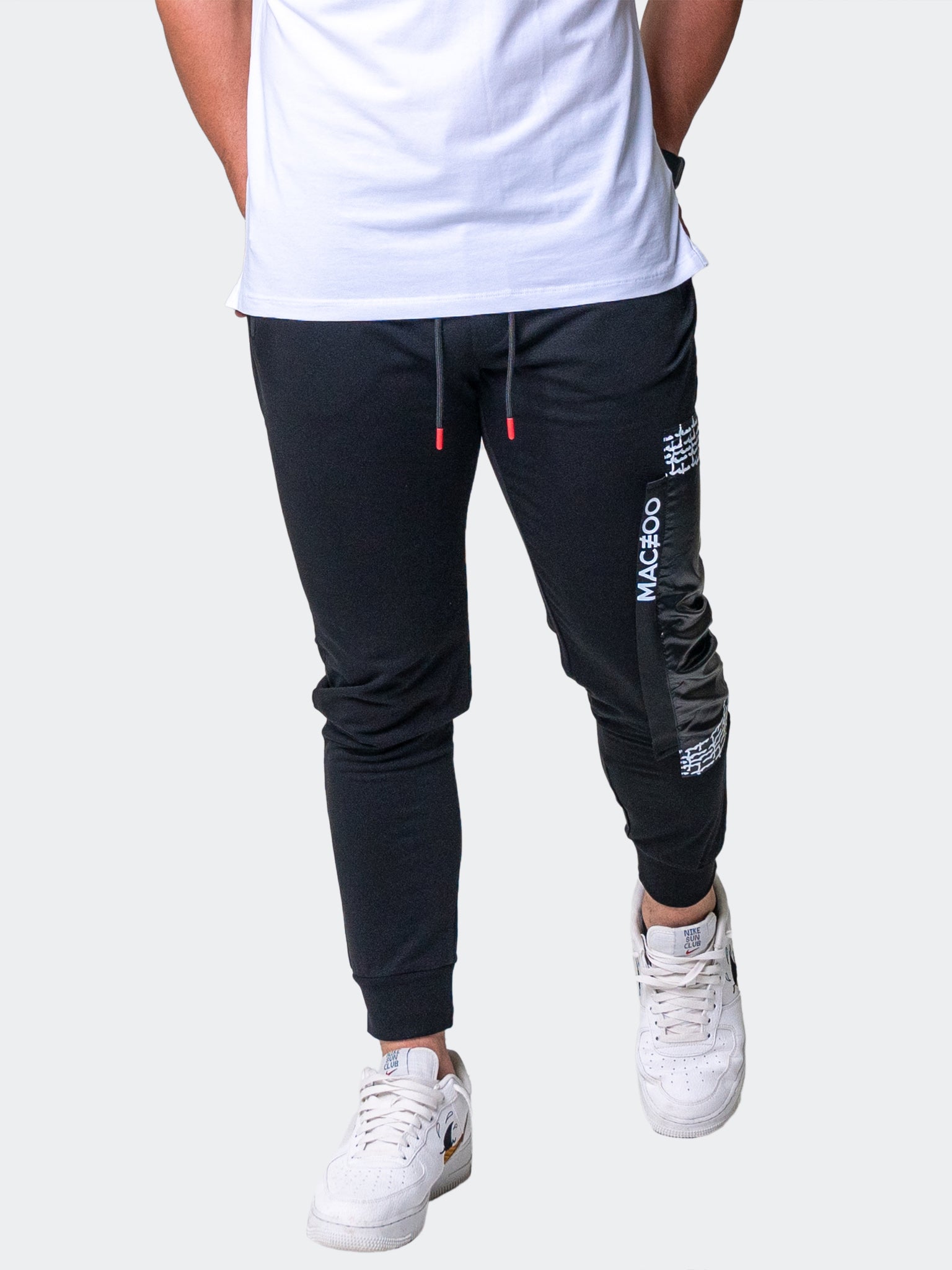 Static Black Jogger Pants