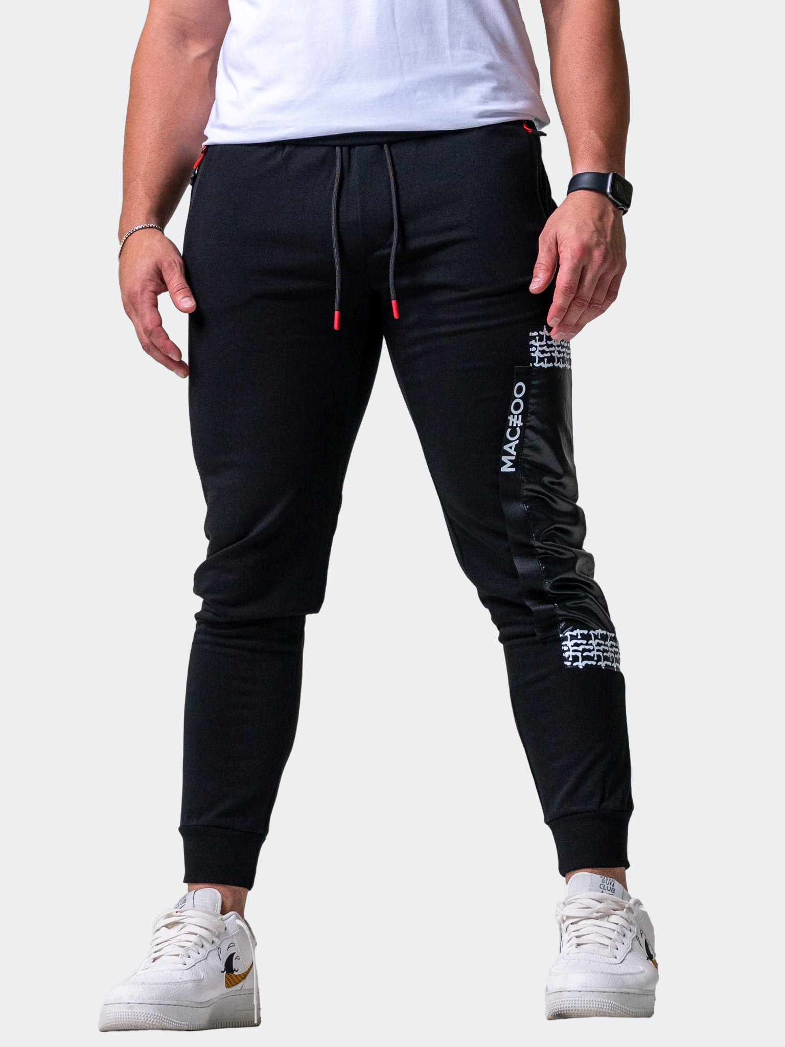 Static Black Jogger Pants