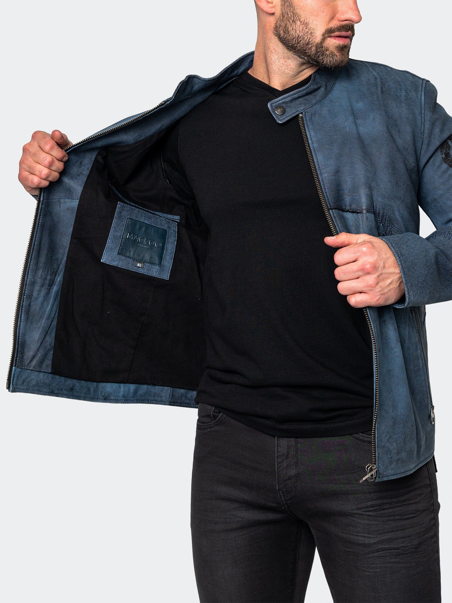 Leather Nine Blue