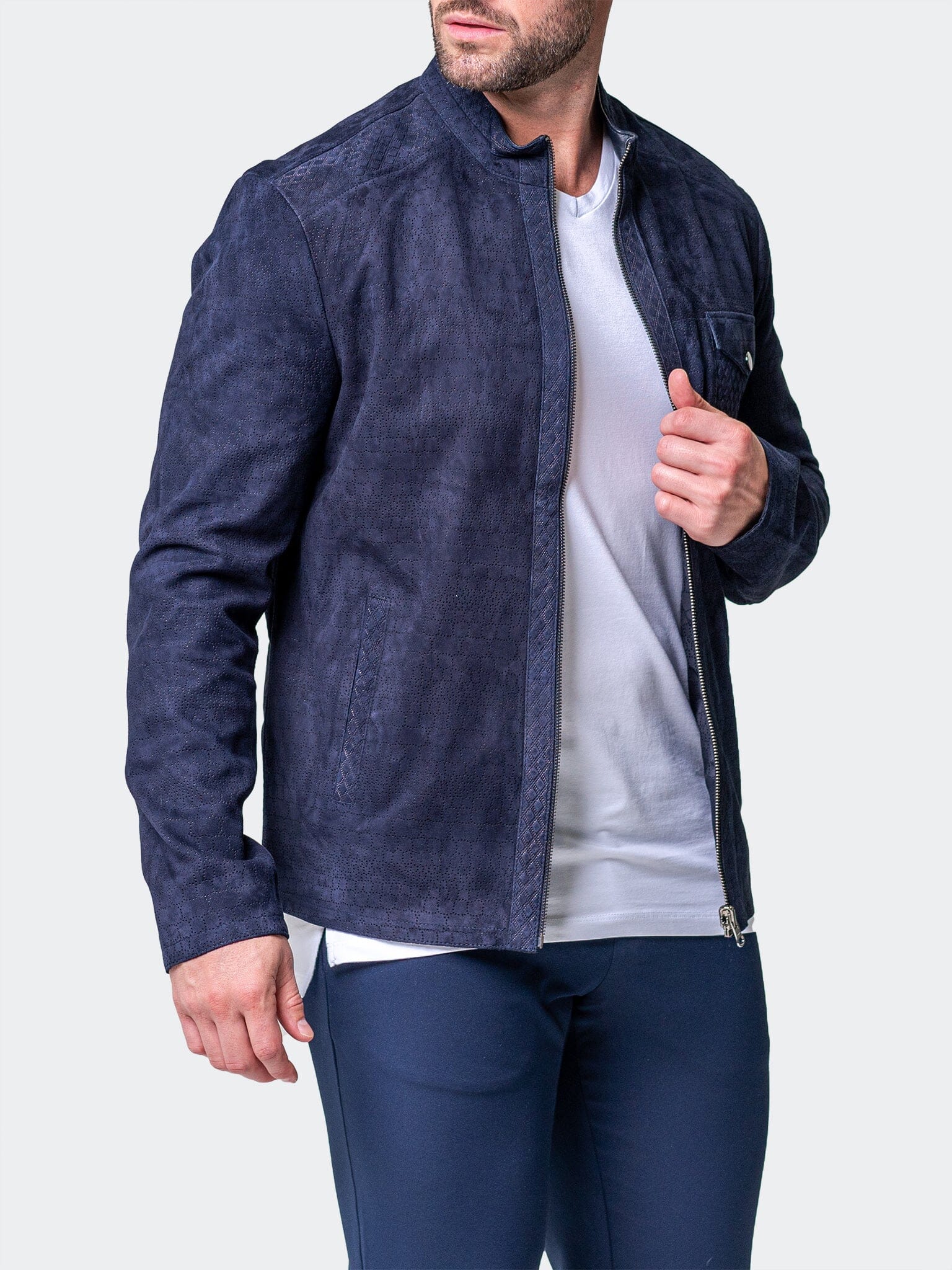 Leather Plexus Black Jacket