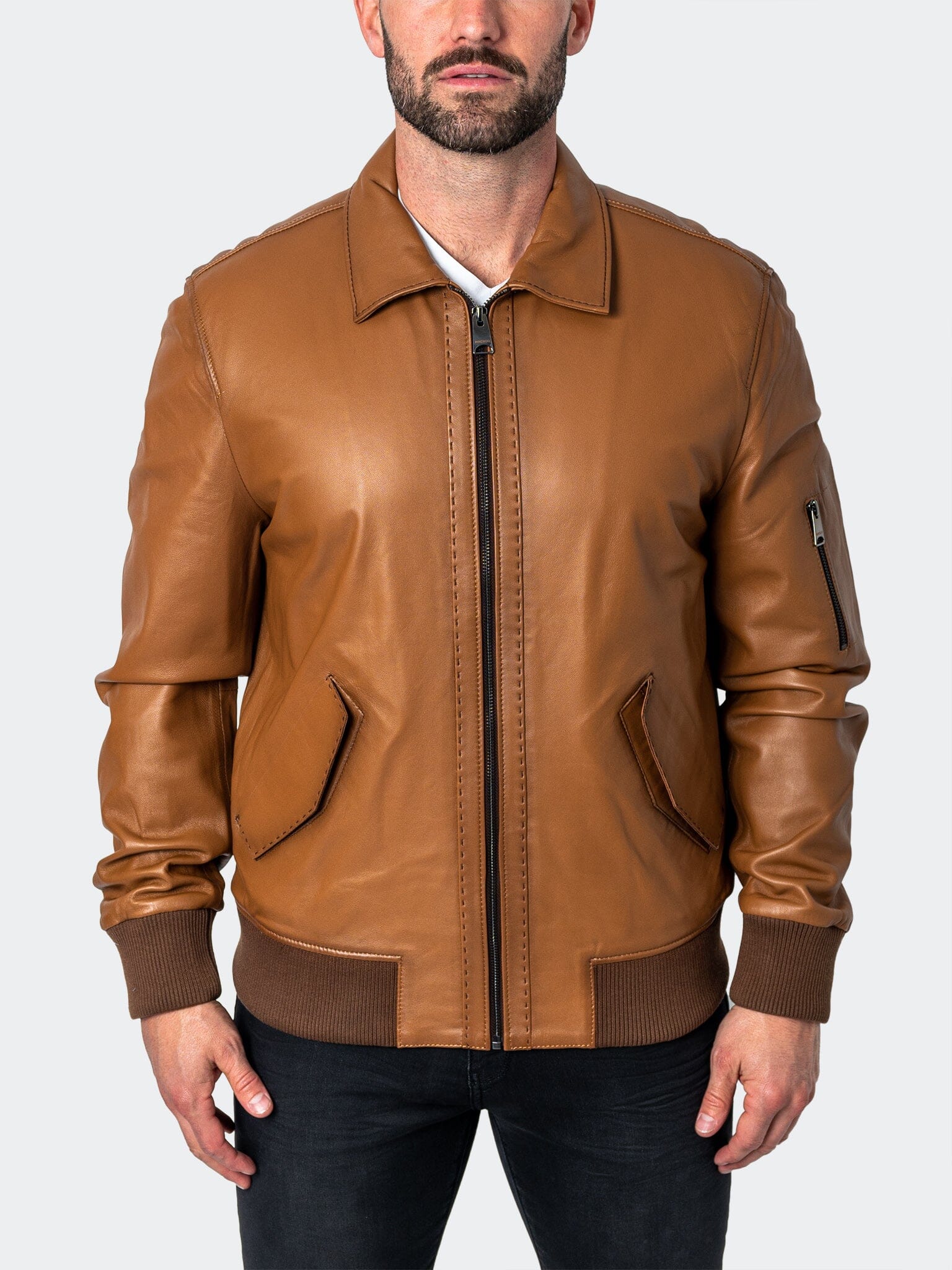 Leather Stitch Brown