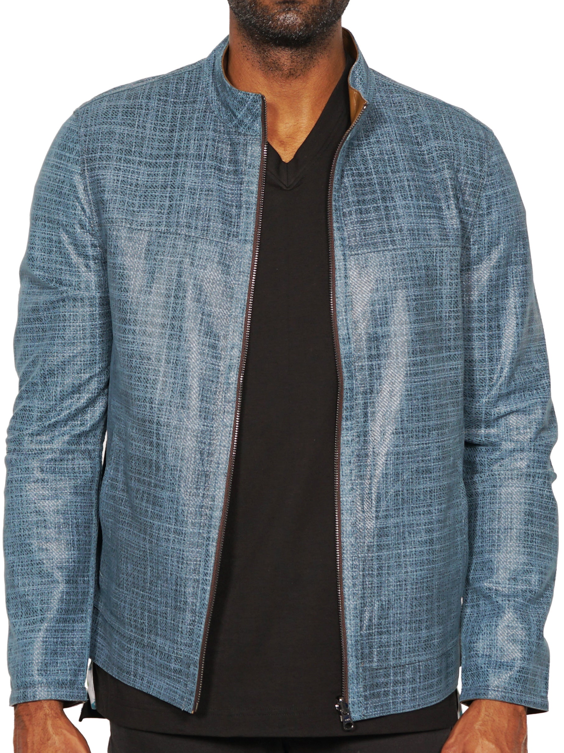 Leather Click Blue