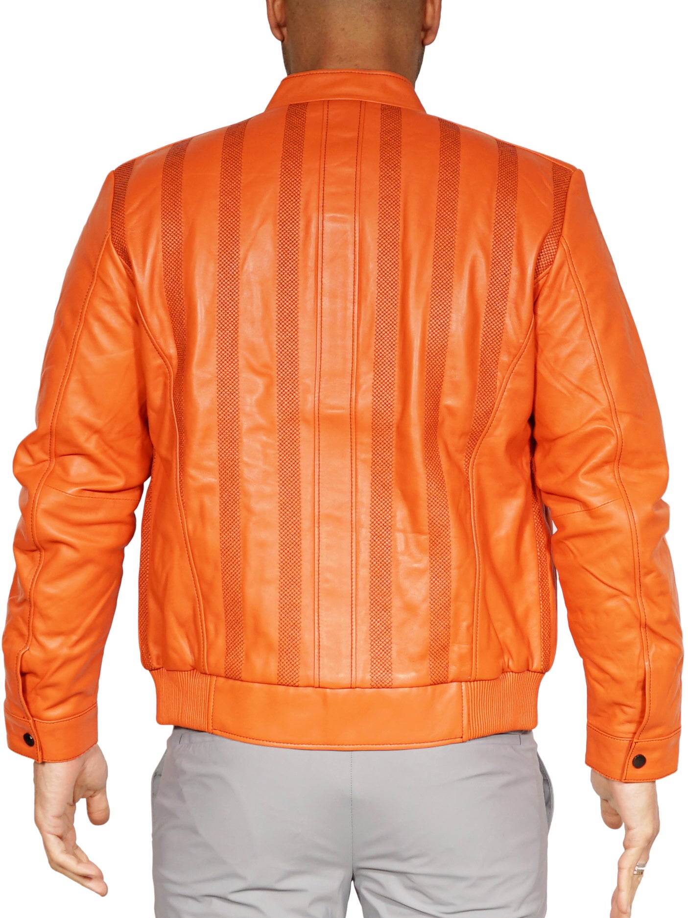Leather Columns Orange
