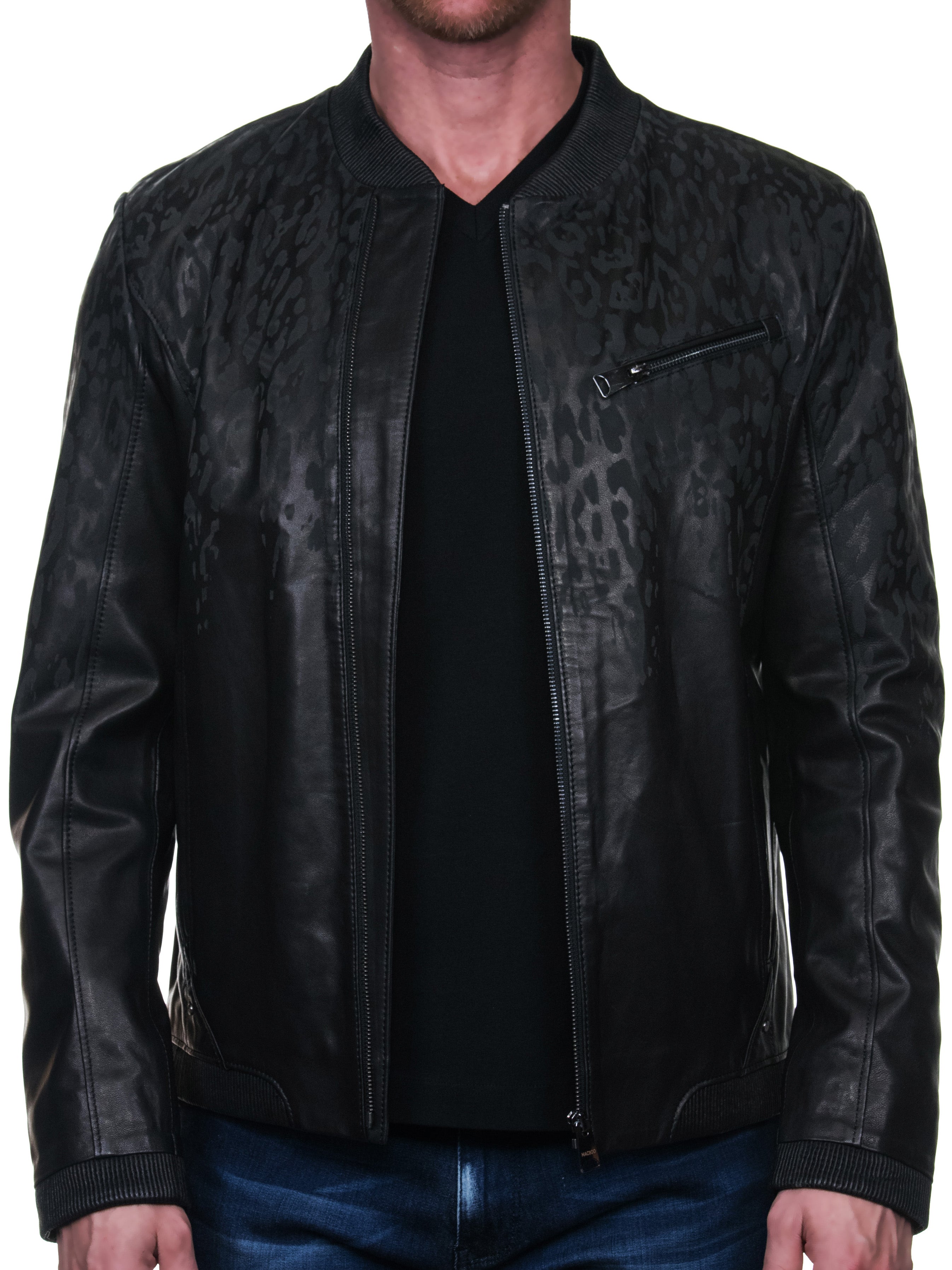 Leather Drips Black