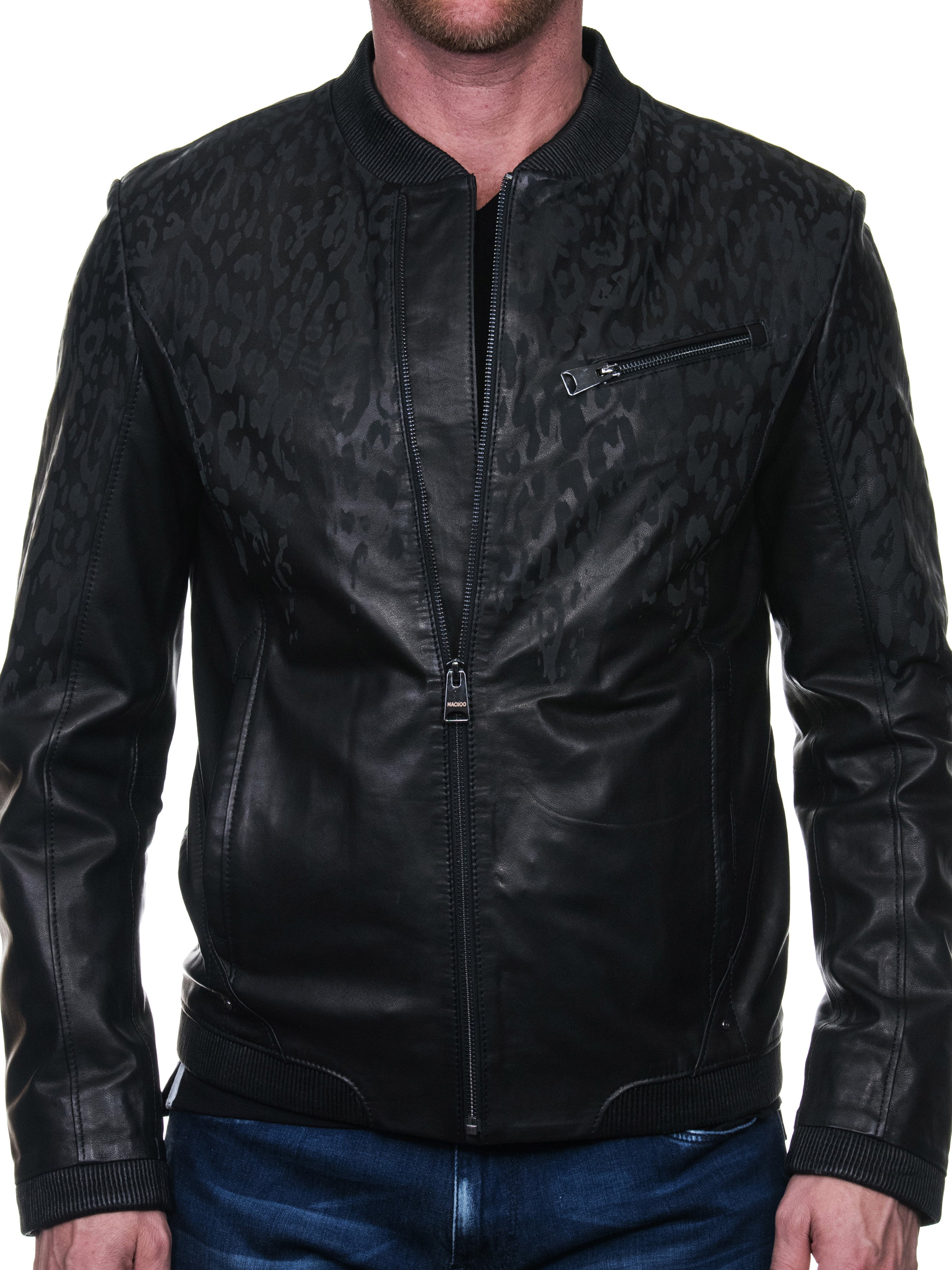 Leather Drips Black