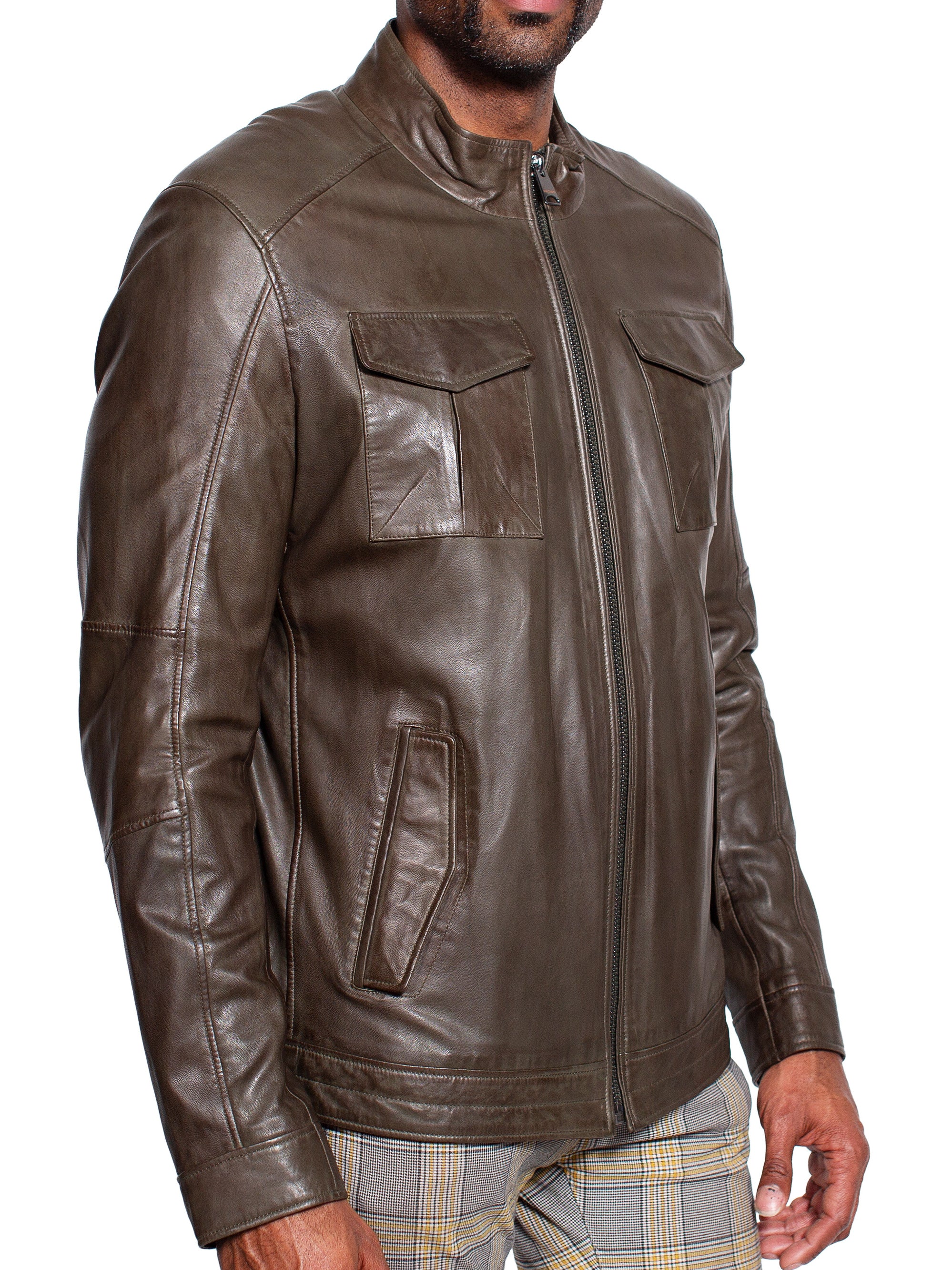 Leather Time Green