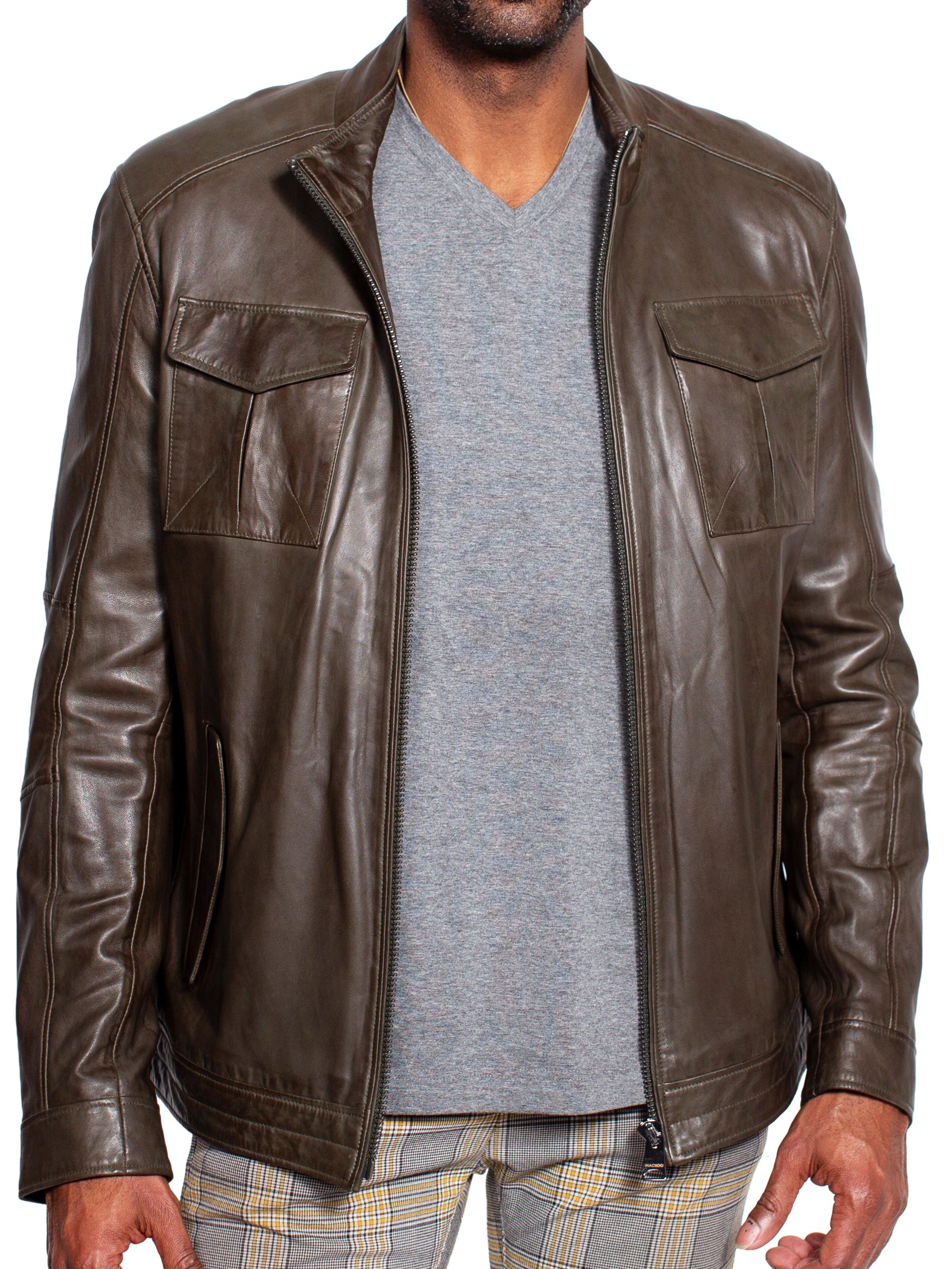 Leather Time Green
