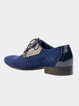 Shoe Maceoo Navy Square View-10