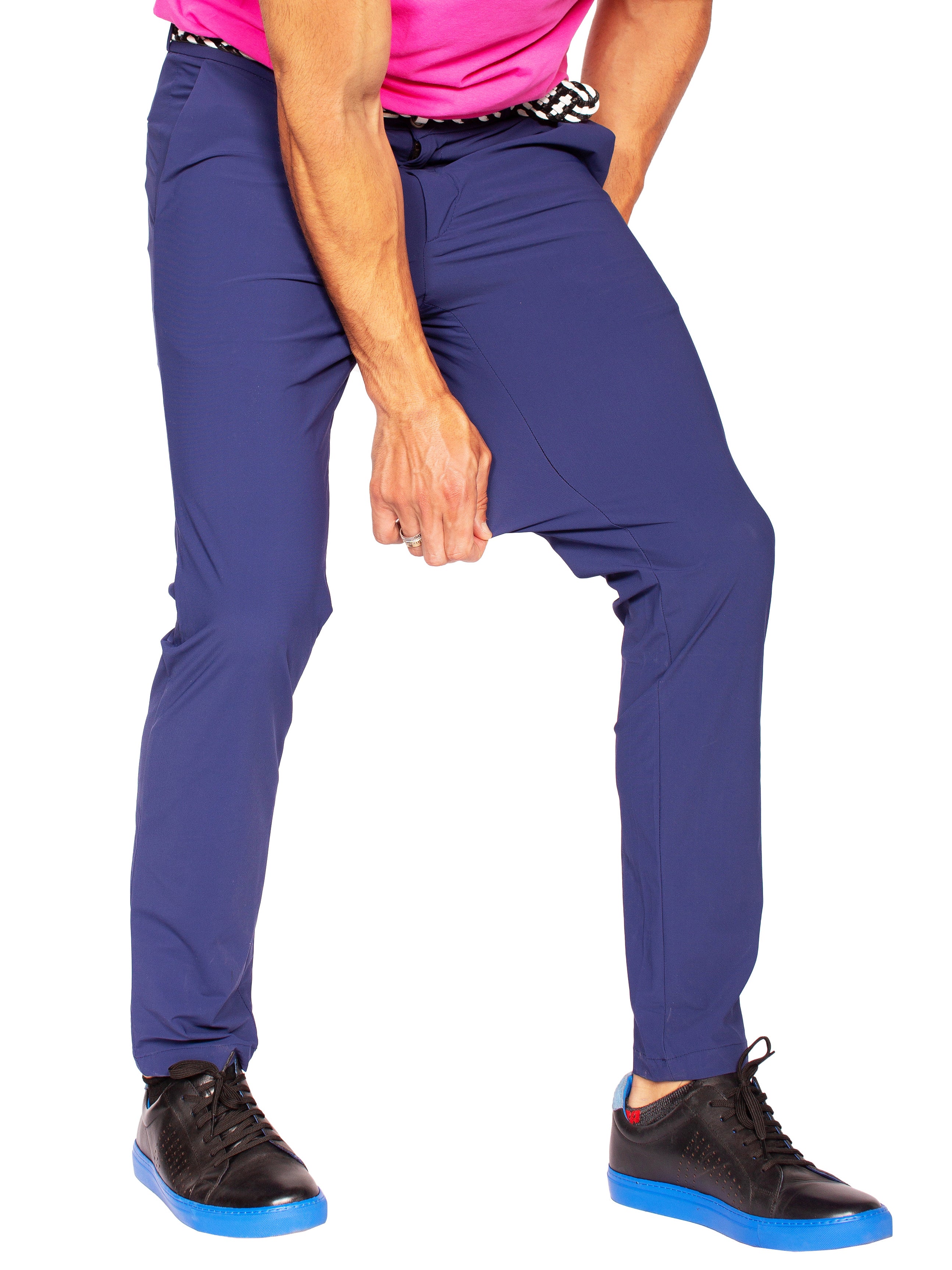 Classic Navy Stretch Pants