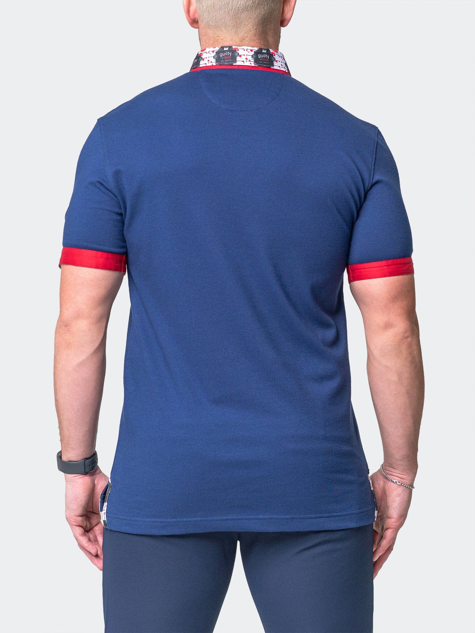 Mozart Solid Guilty Blue Polo