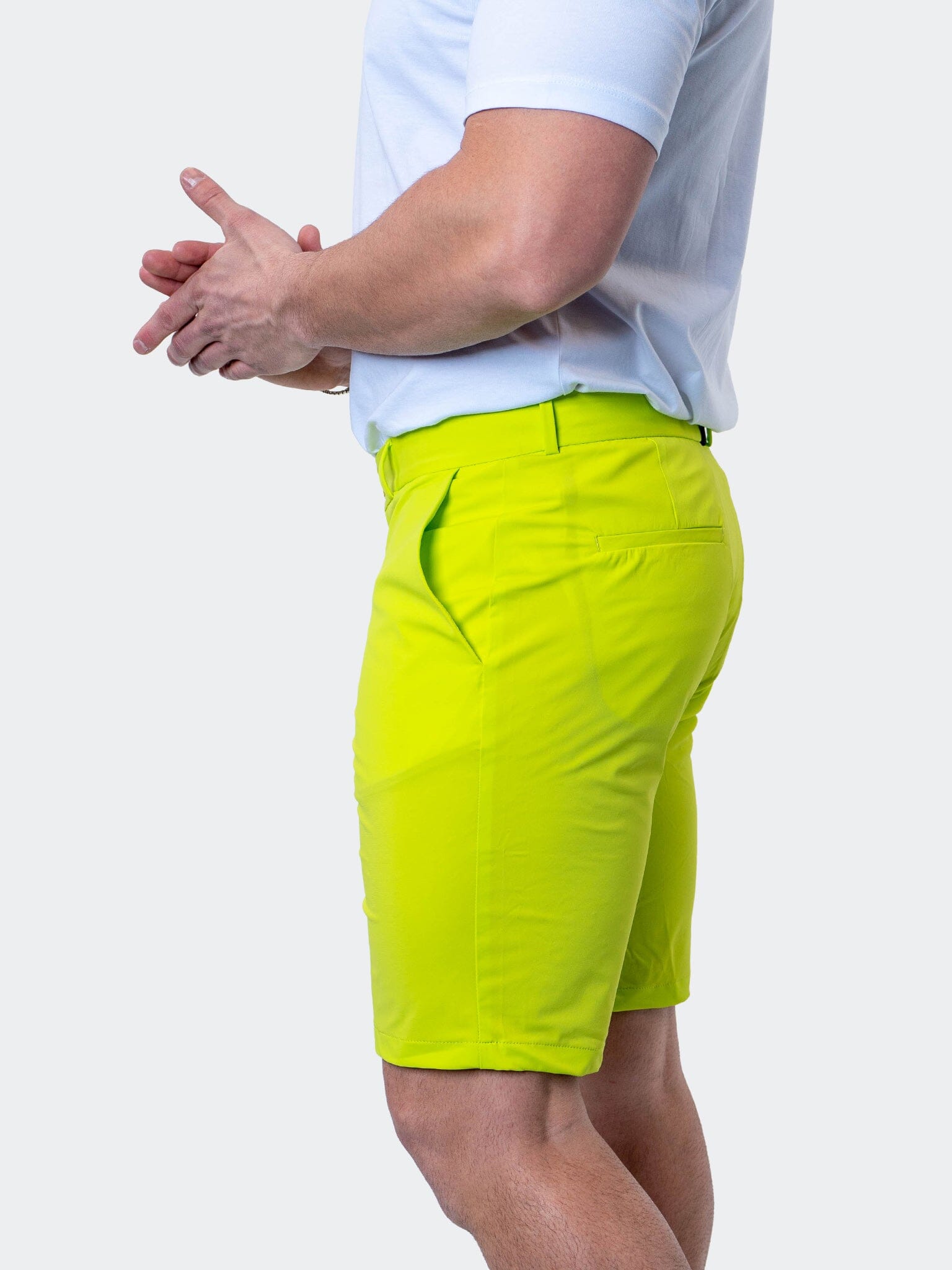 All Day Neon Green Shorts