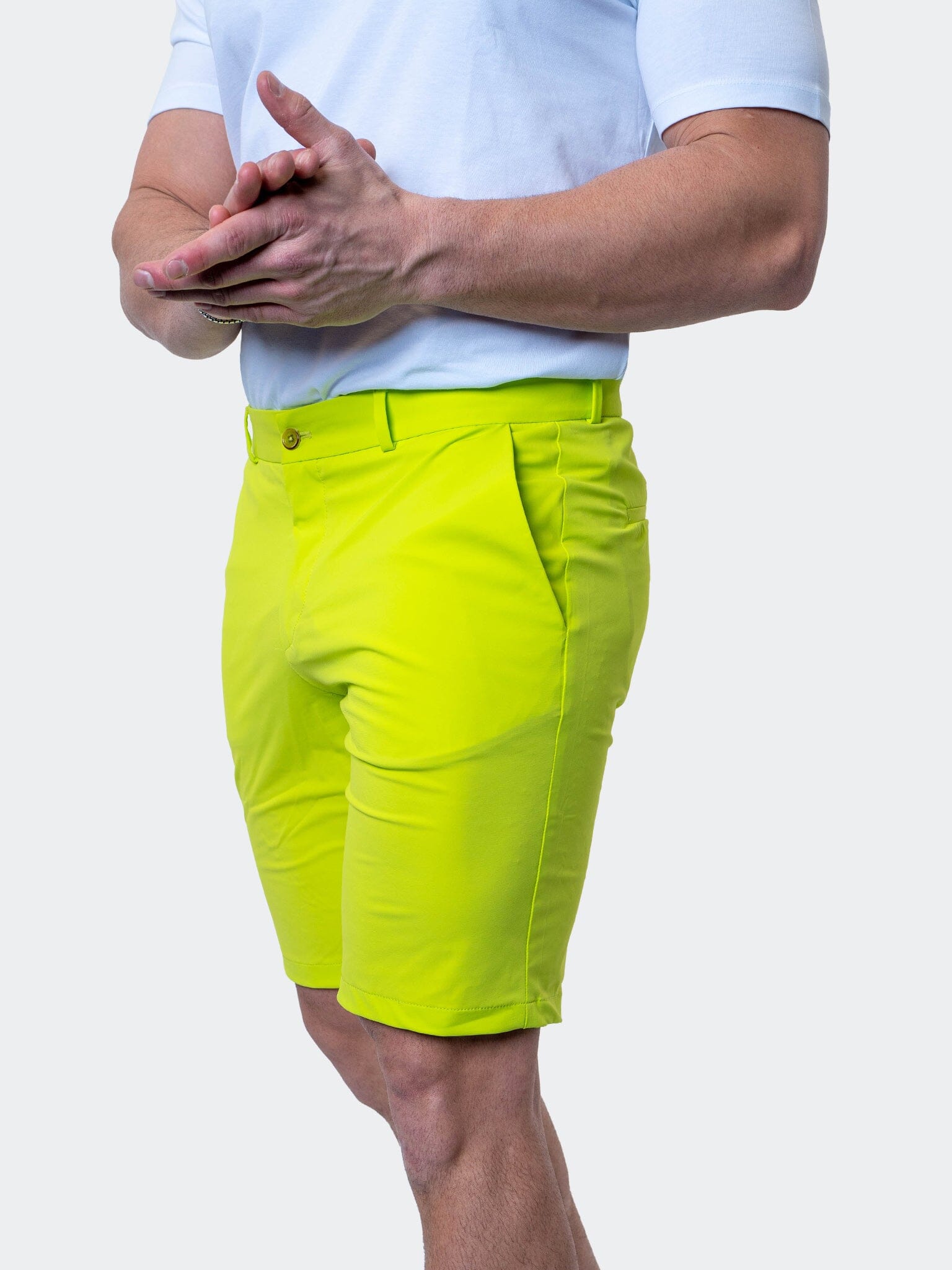 All Day Neon Green Shorts