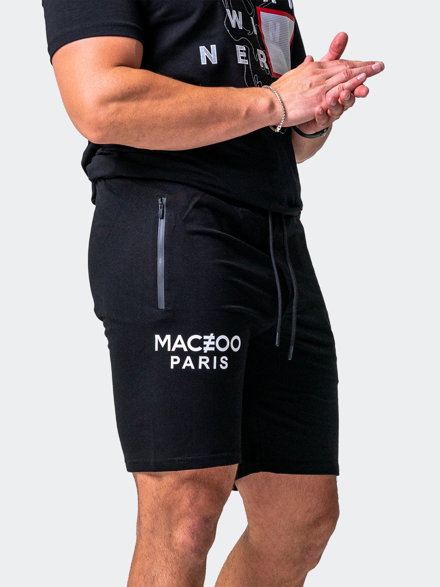Fast Black Skull Shorts