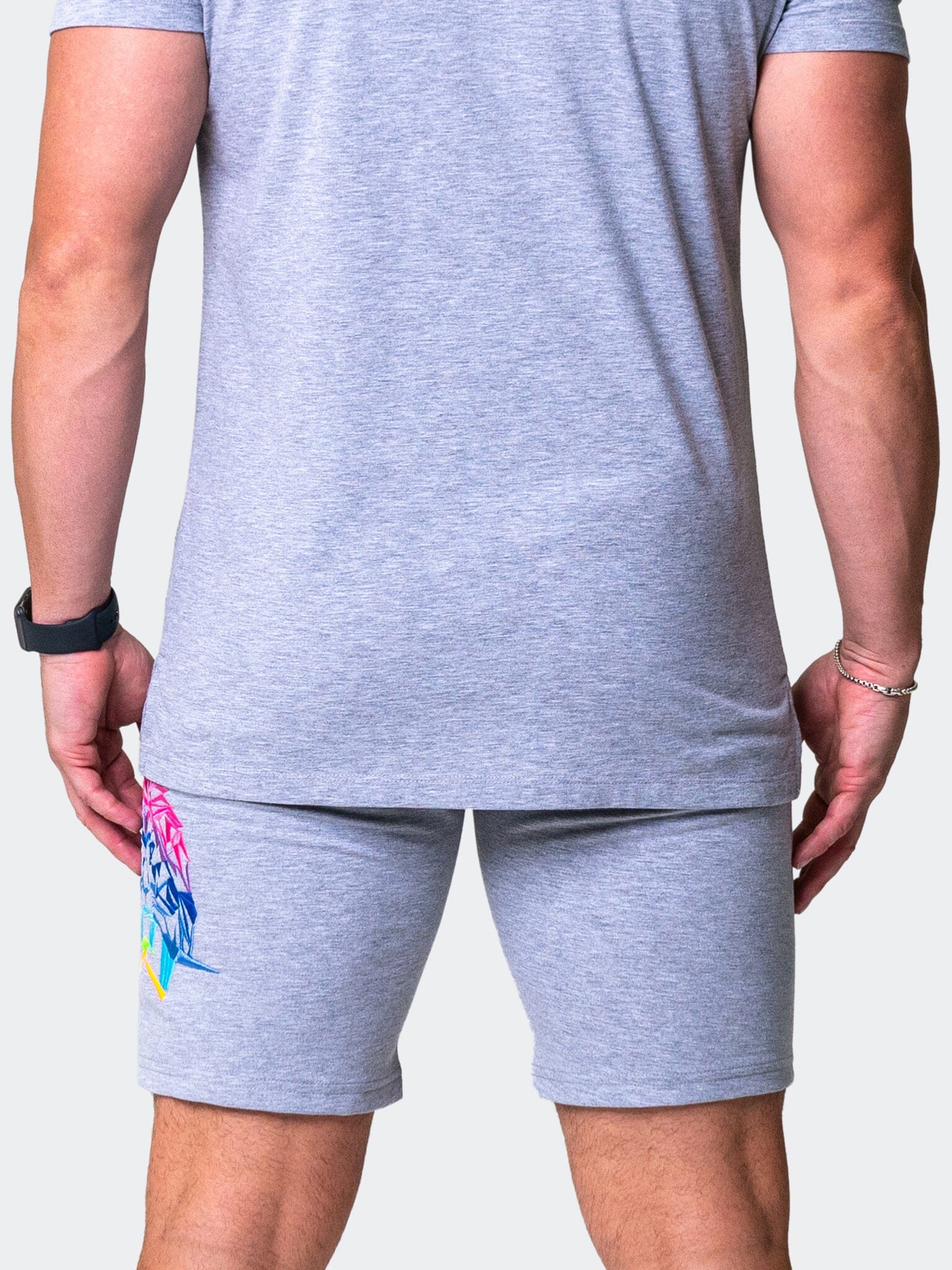 Neon Grey Athletic Shorts