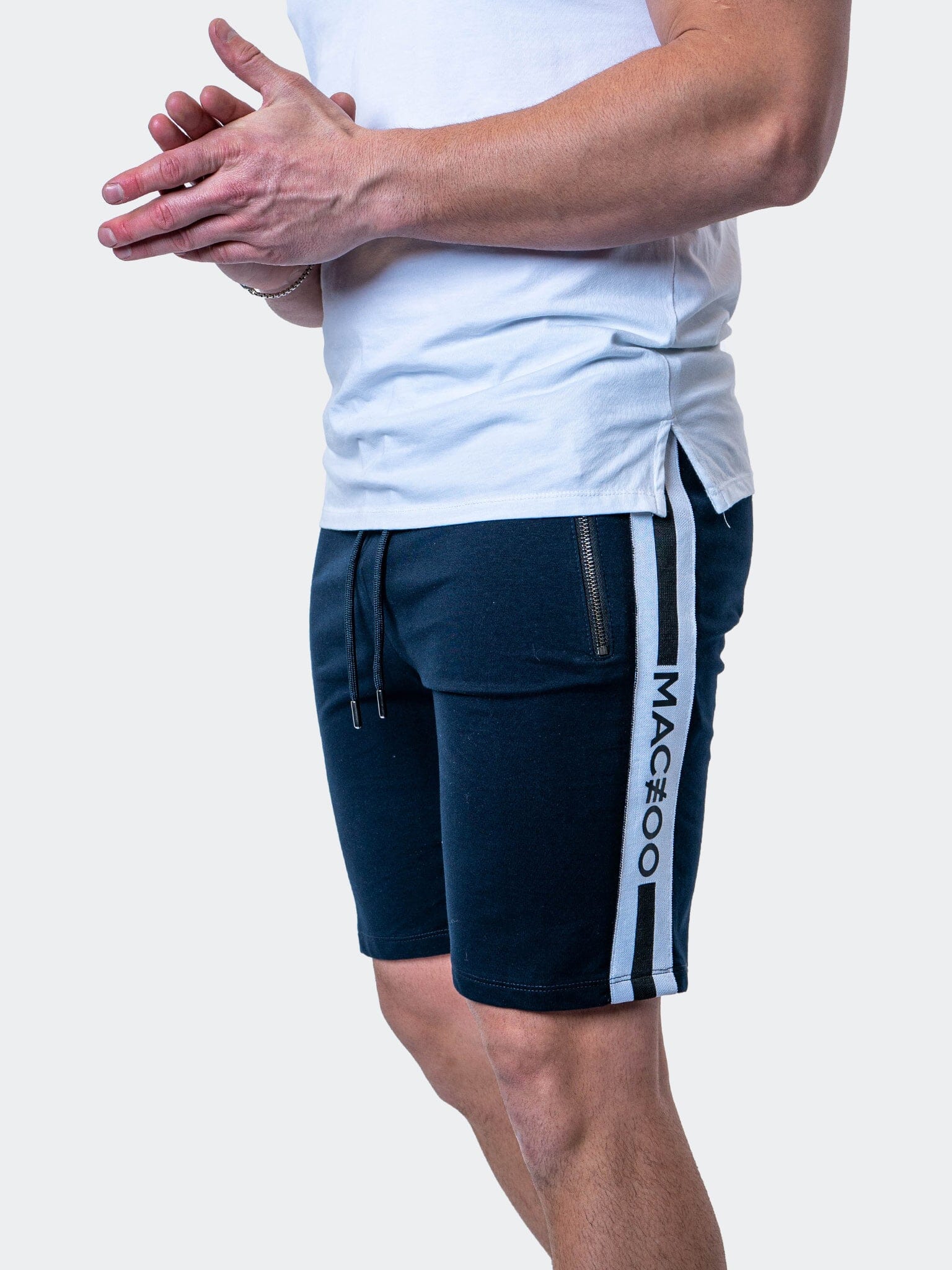 Track Navy Shorts