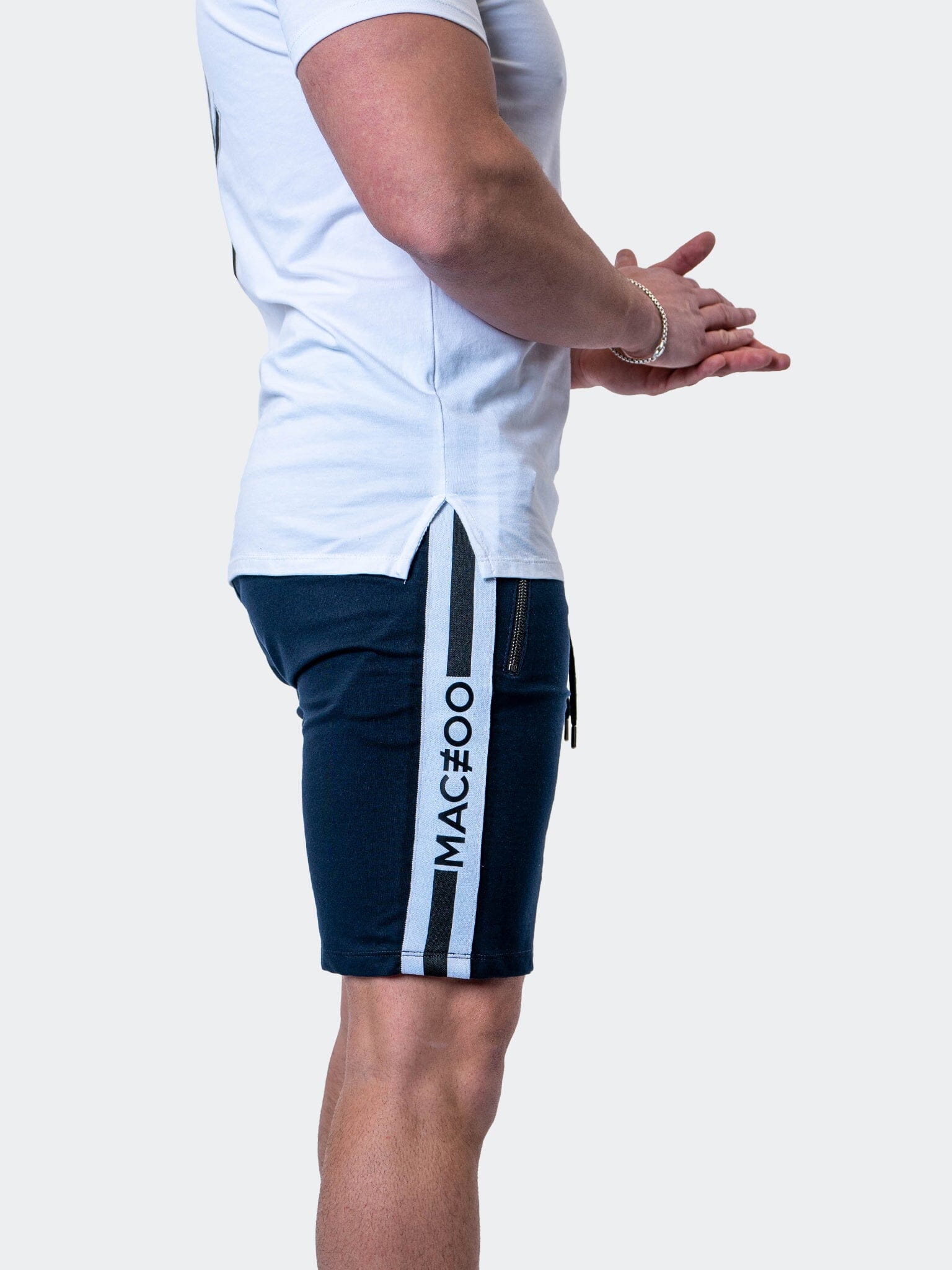 Track Navy Shorts