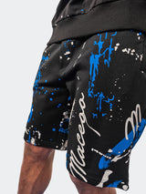 Shorts Abstract Black View-6