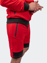 Shorts Platform Red View-10