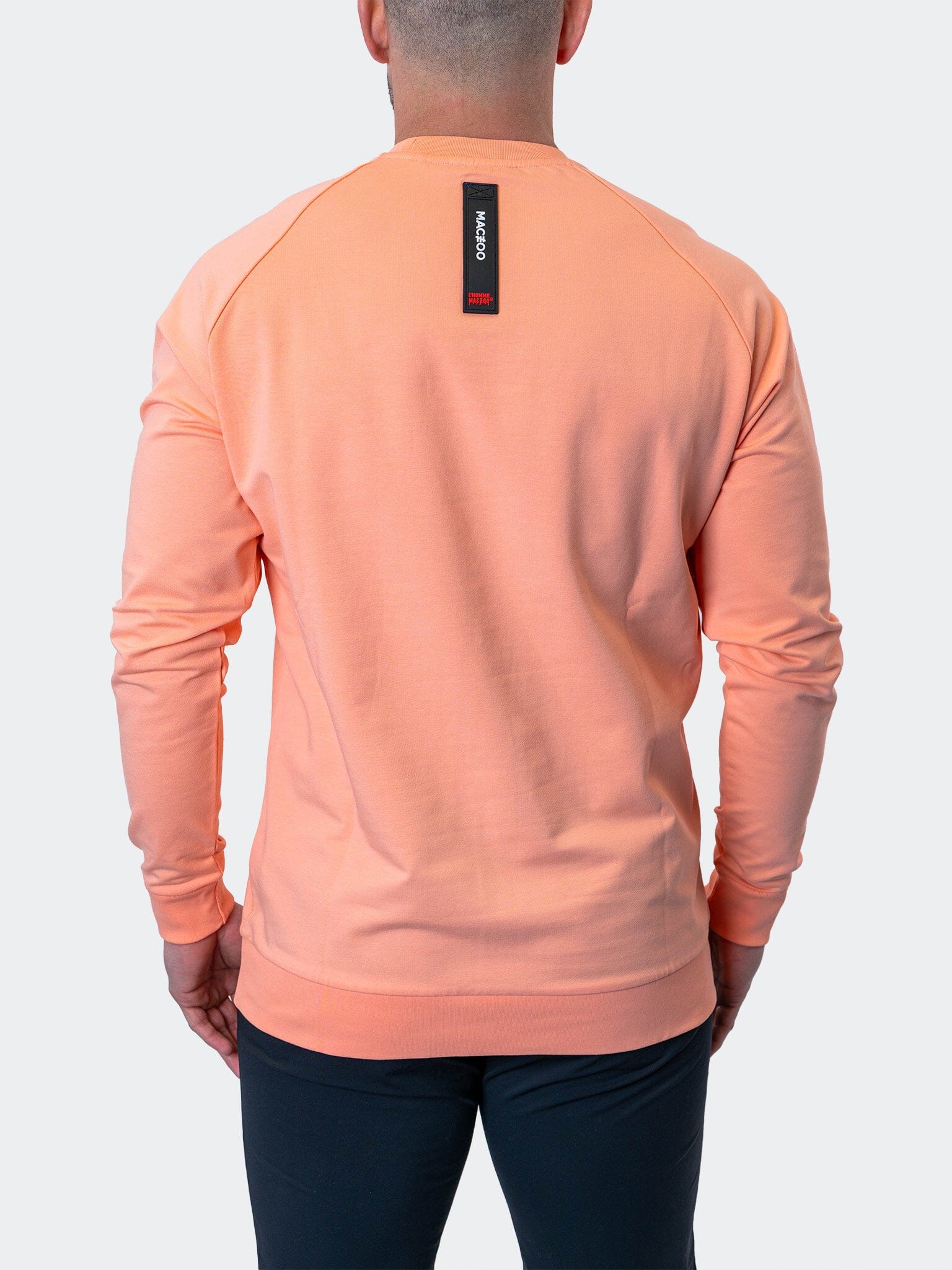 Camo Peach Pink Crew Sweater