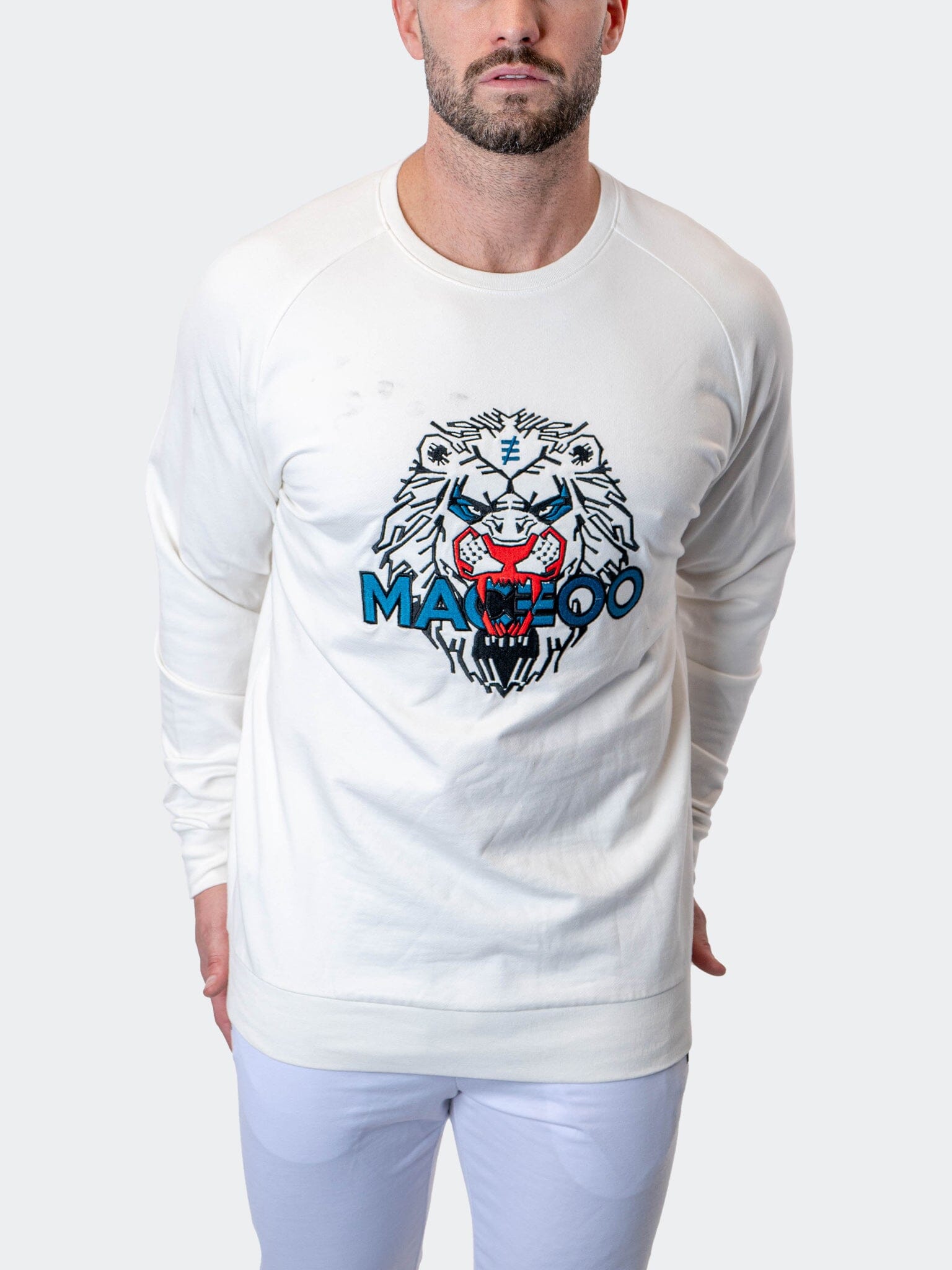 Majestic White Crew Sweater