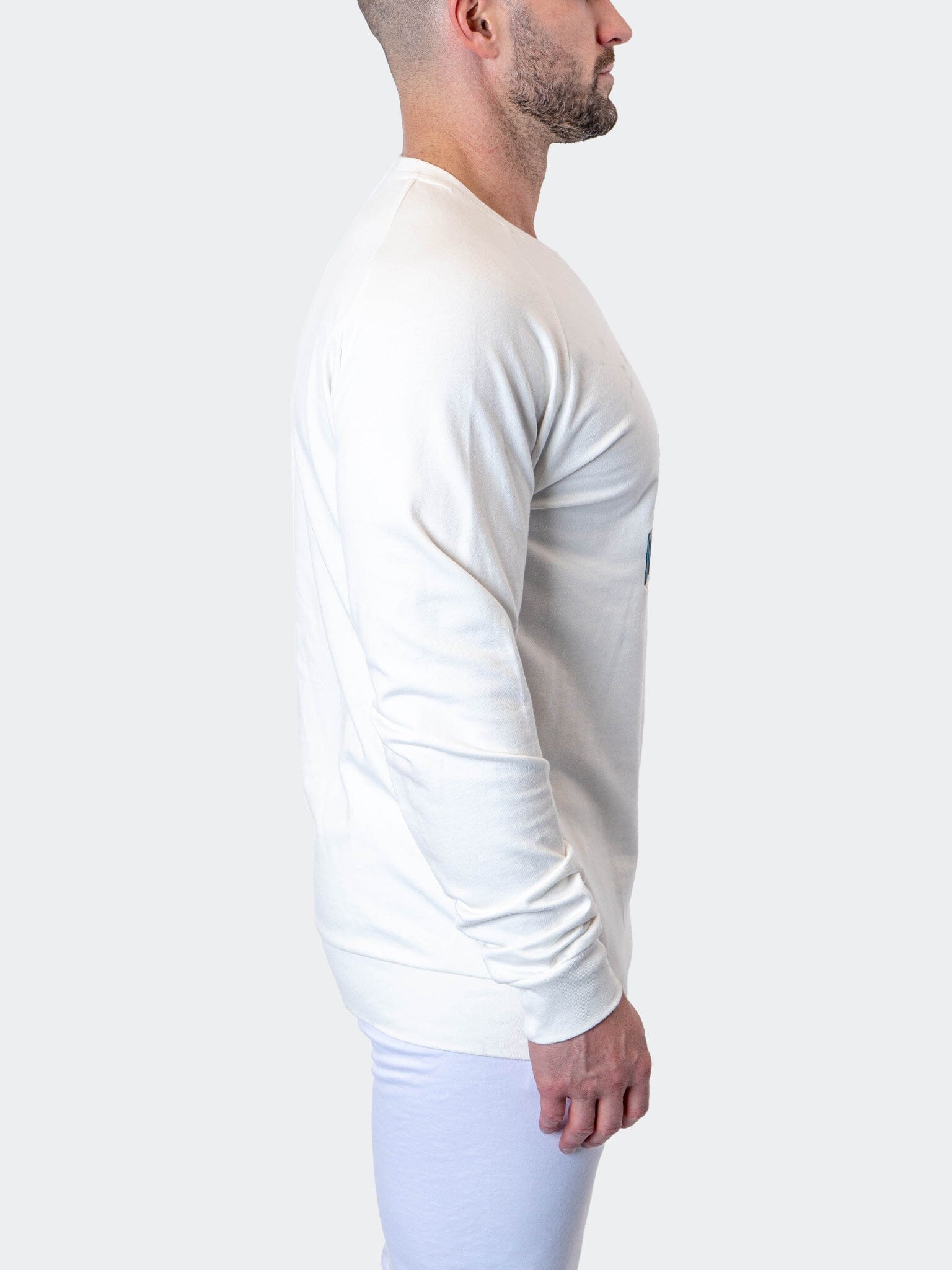 Majestic White Crew Sweater