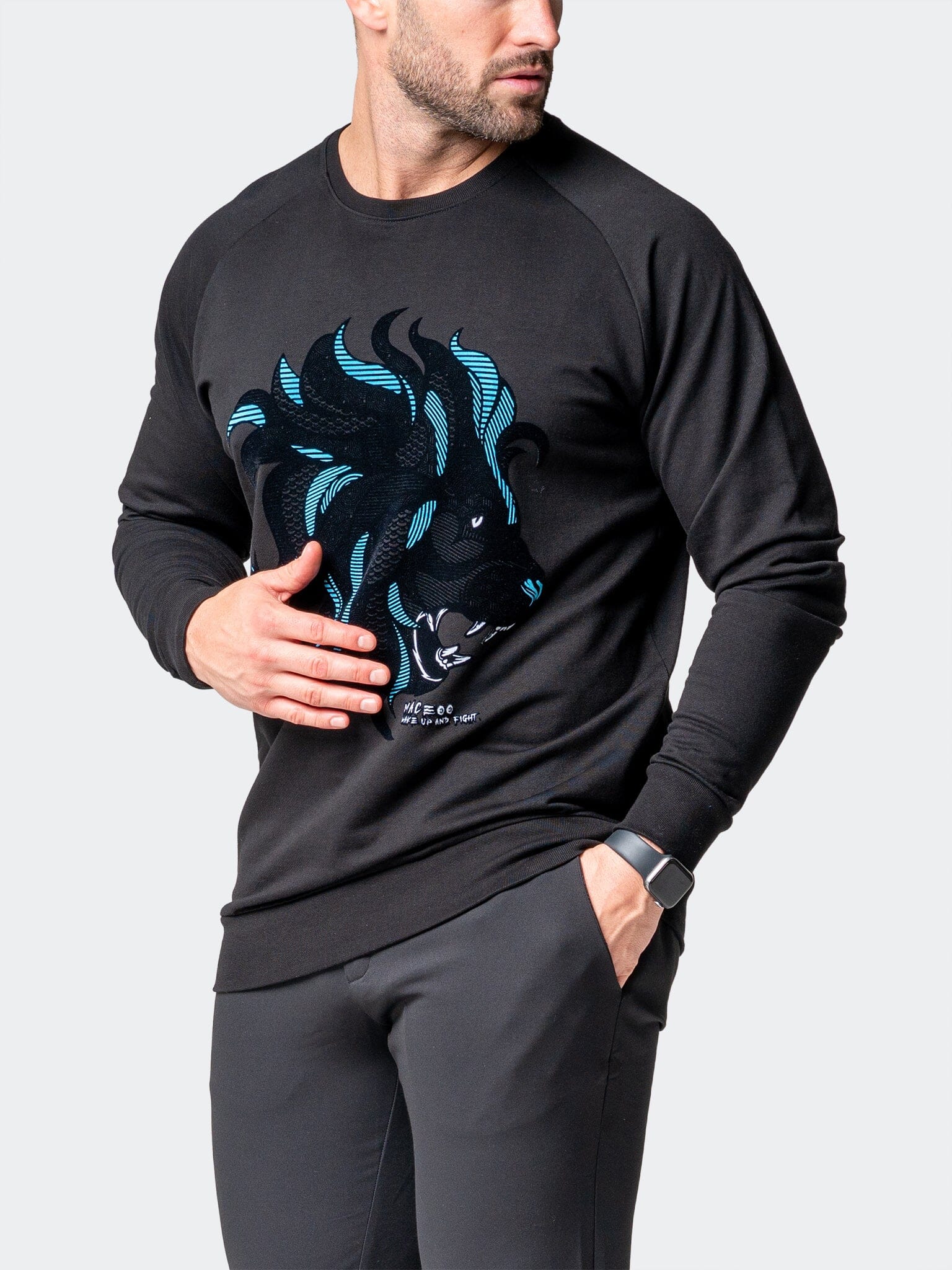 WakeUp Black Sweater