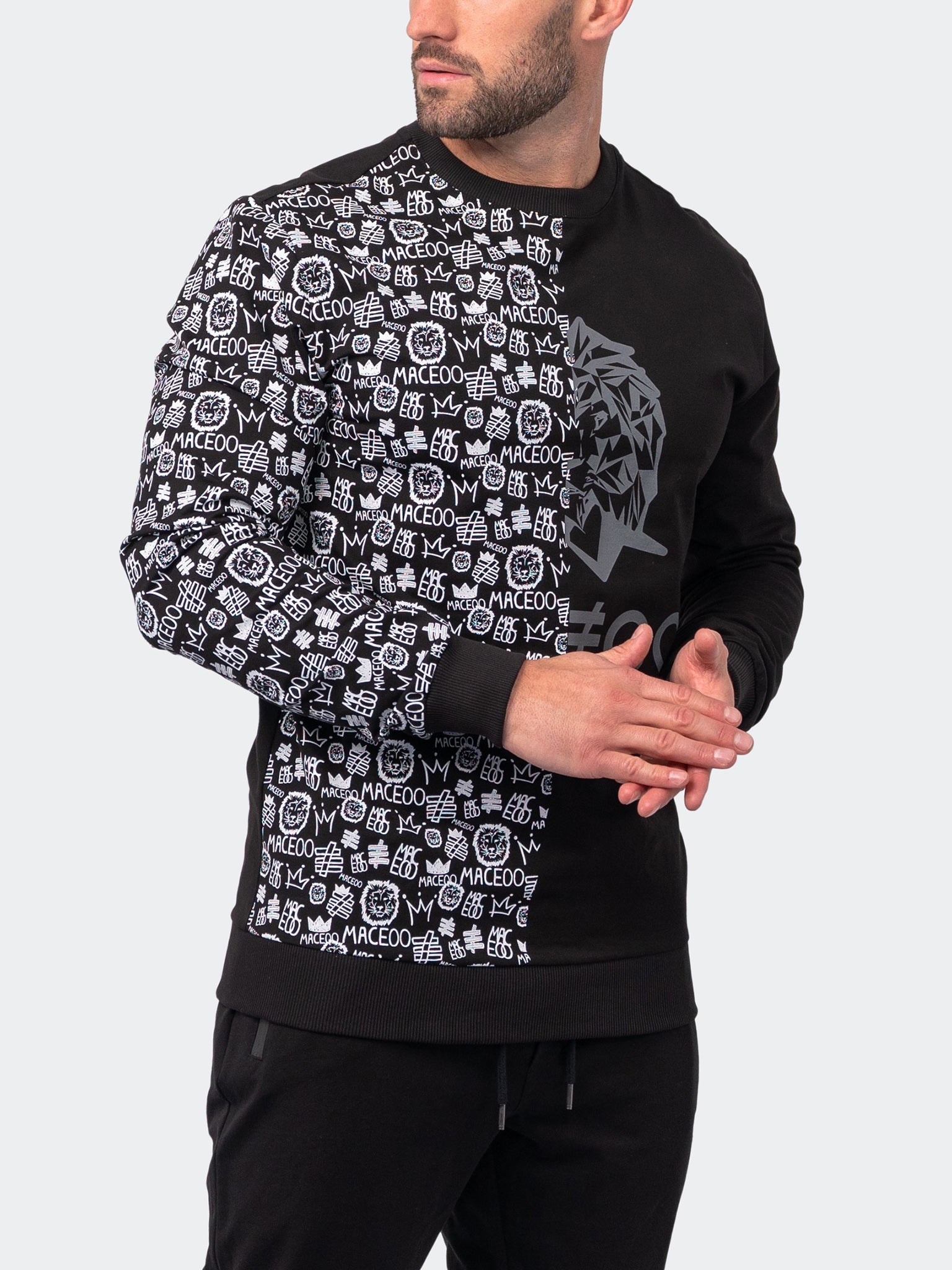 Graffiti Black Sweater