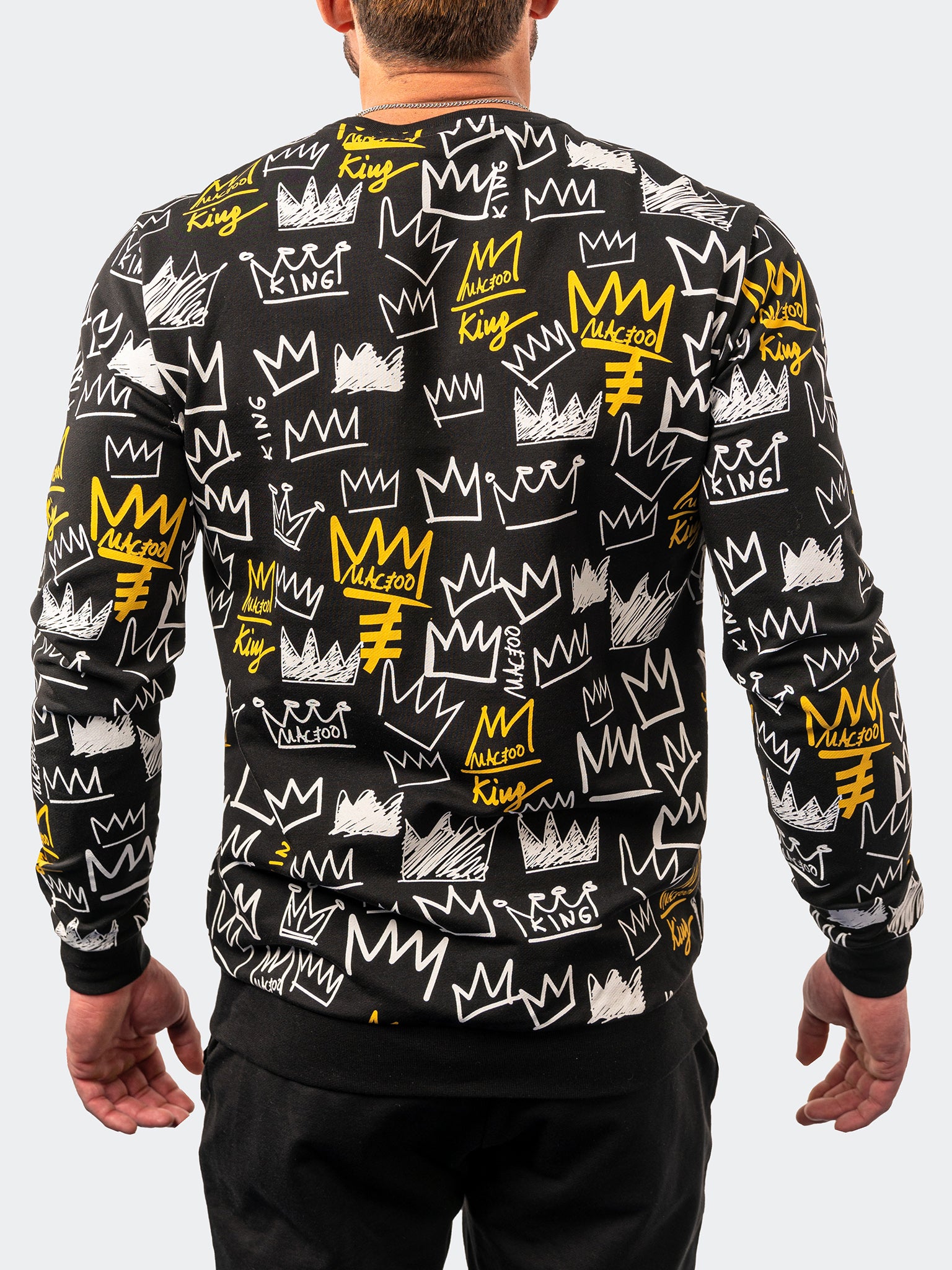 Kingdom Black Crew Sweater