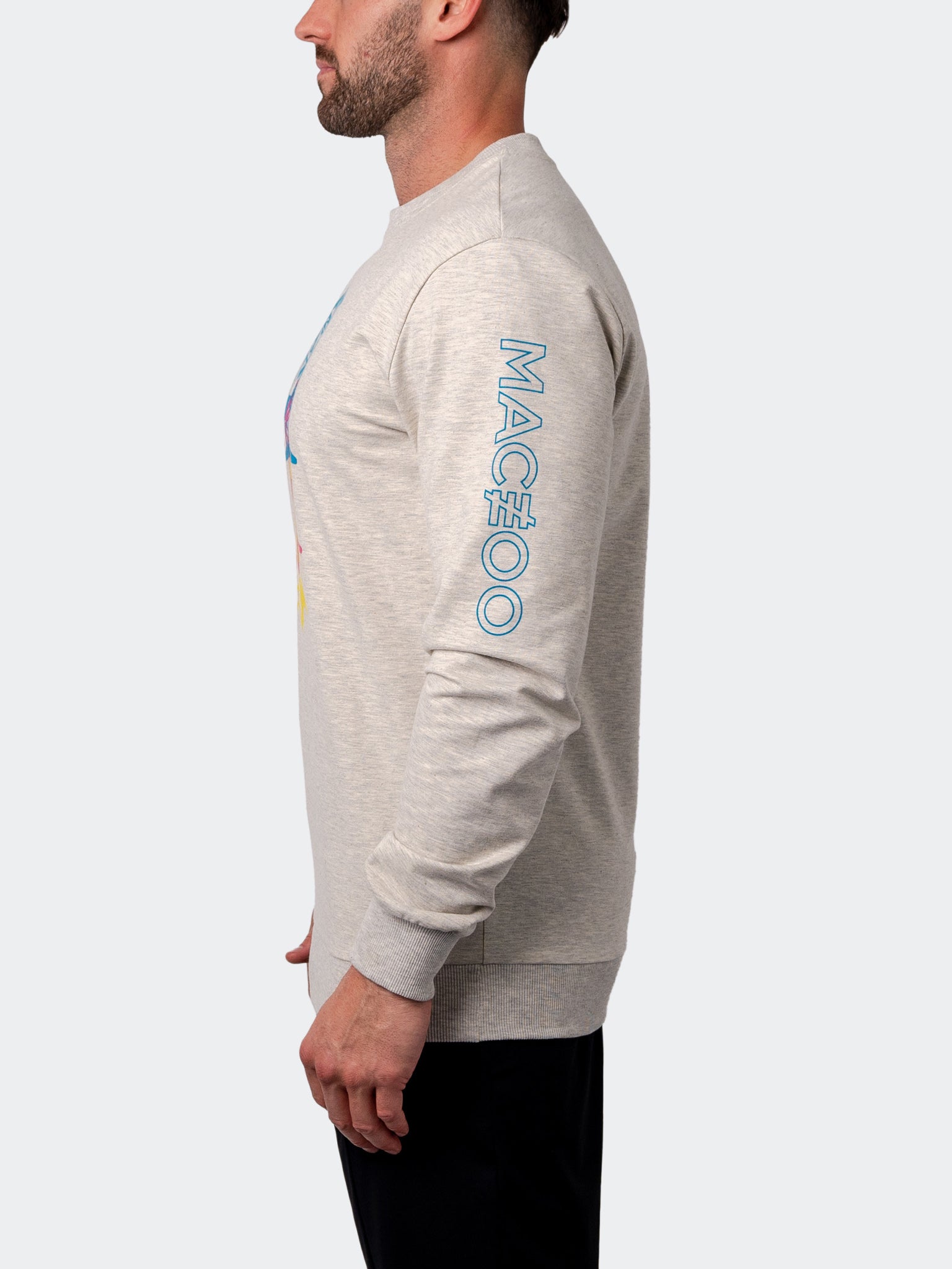 MirageLion Grey Crew Sweater