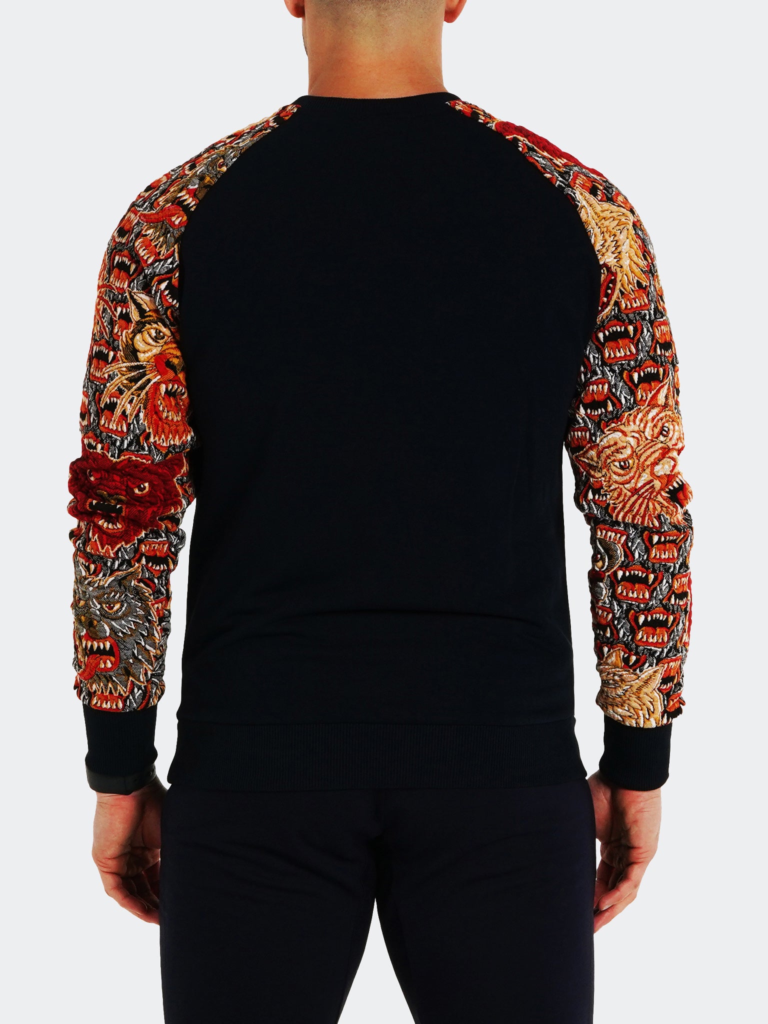 Perm Sweater Sleeves Blue