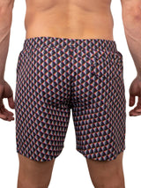 Swim Lion Geo Red View-2