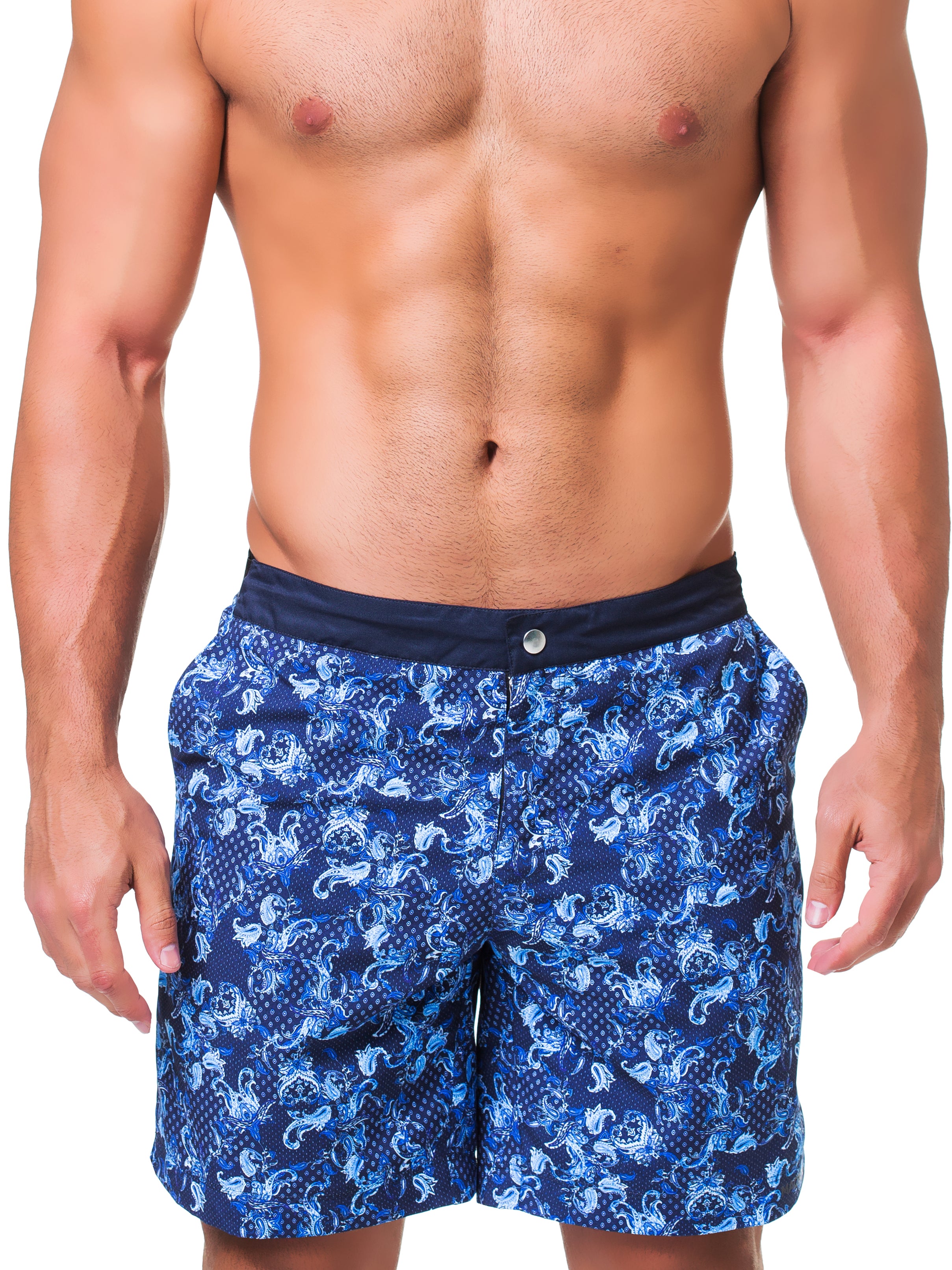 Swim Lion Paisley Blue