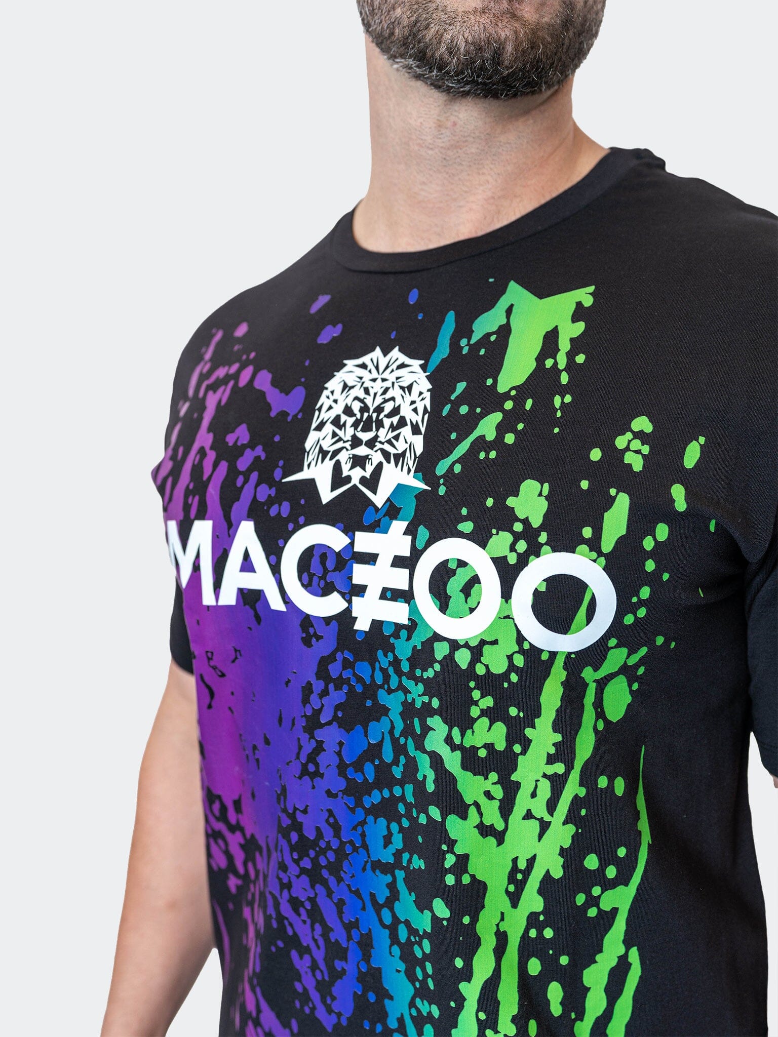 Accident Paint Splash Black Tee