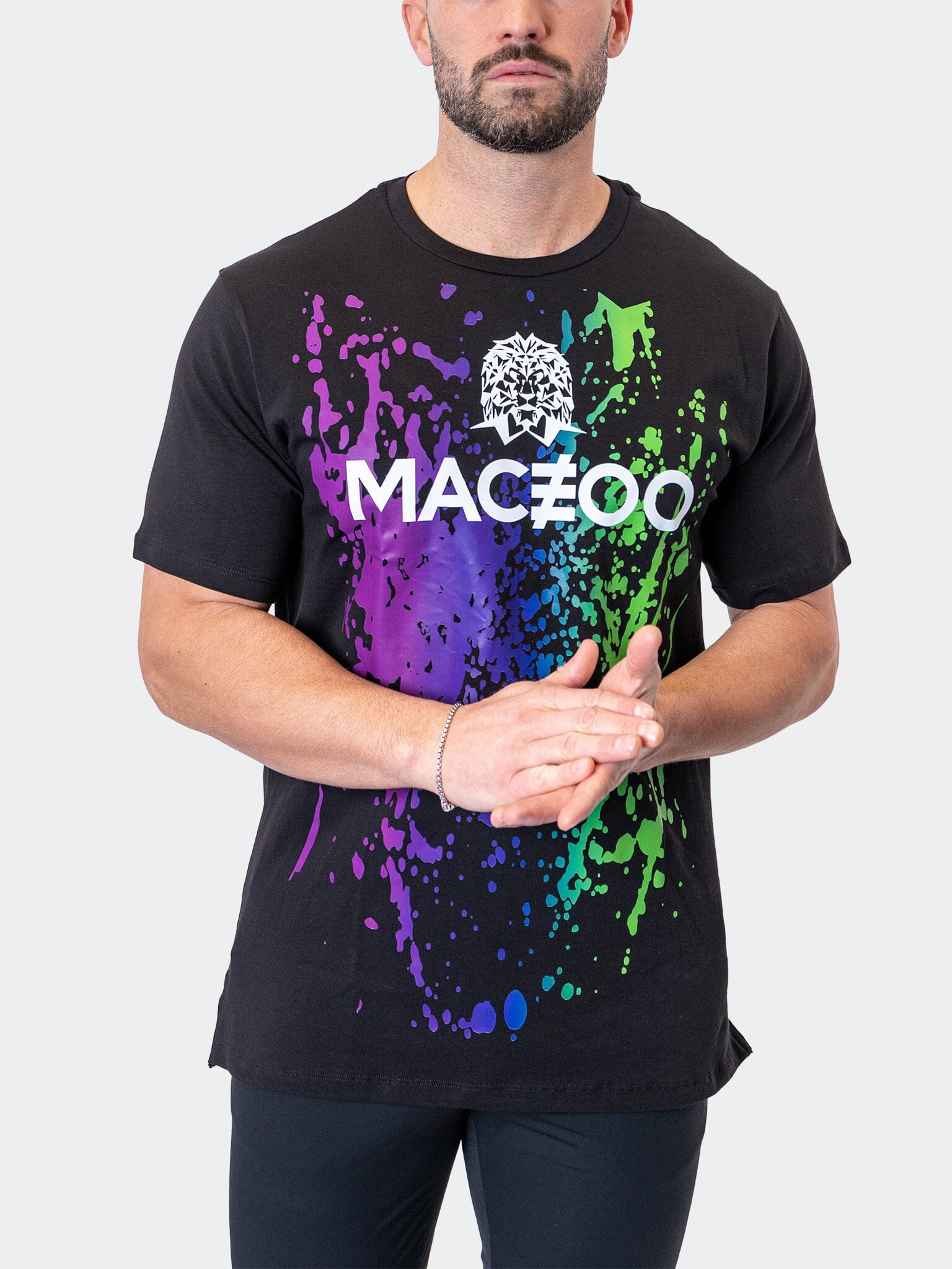 Accident Paint Splash Black Tee