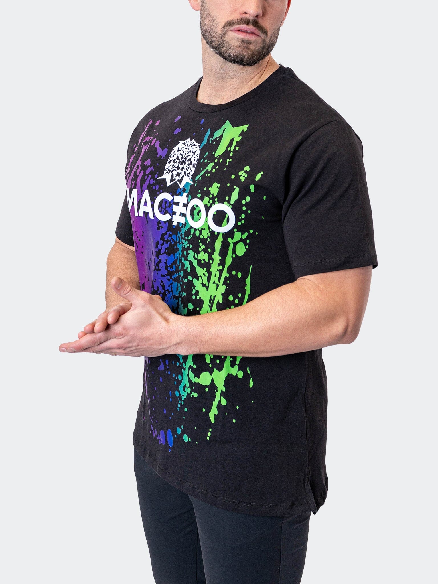 Accident Paint Splash Black Tee