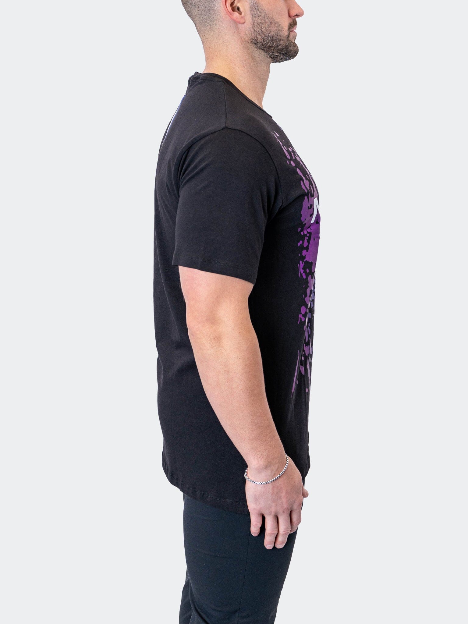 Accident Paint Splash Black Tee