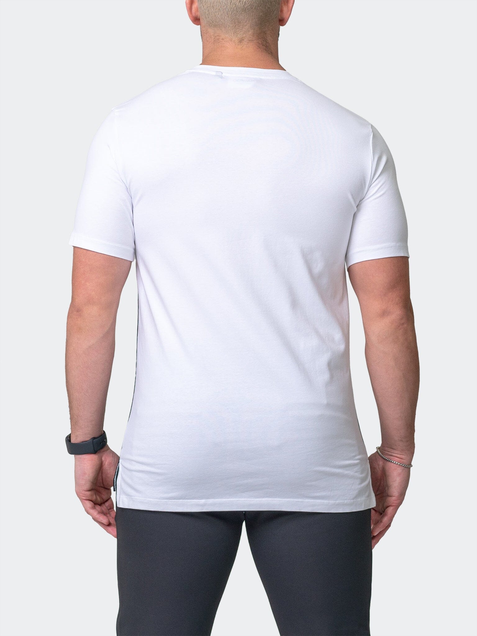 Colorblock Black Graphic Tee