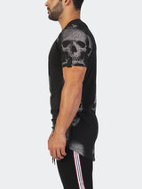 TeeHLZip Skull Black View-3