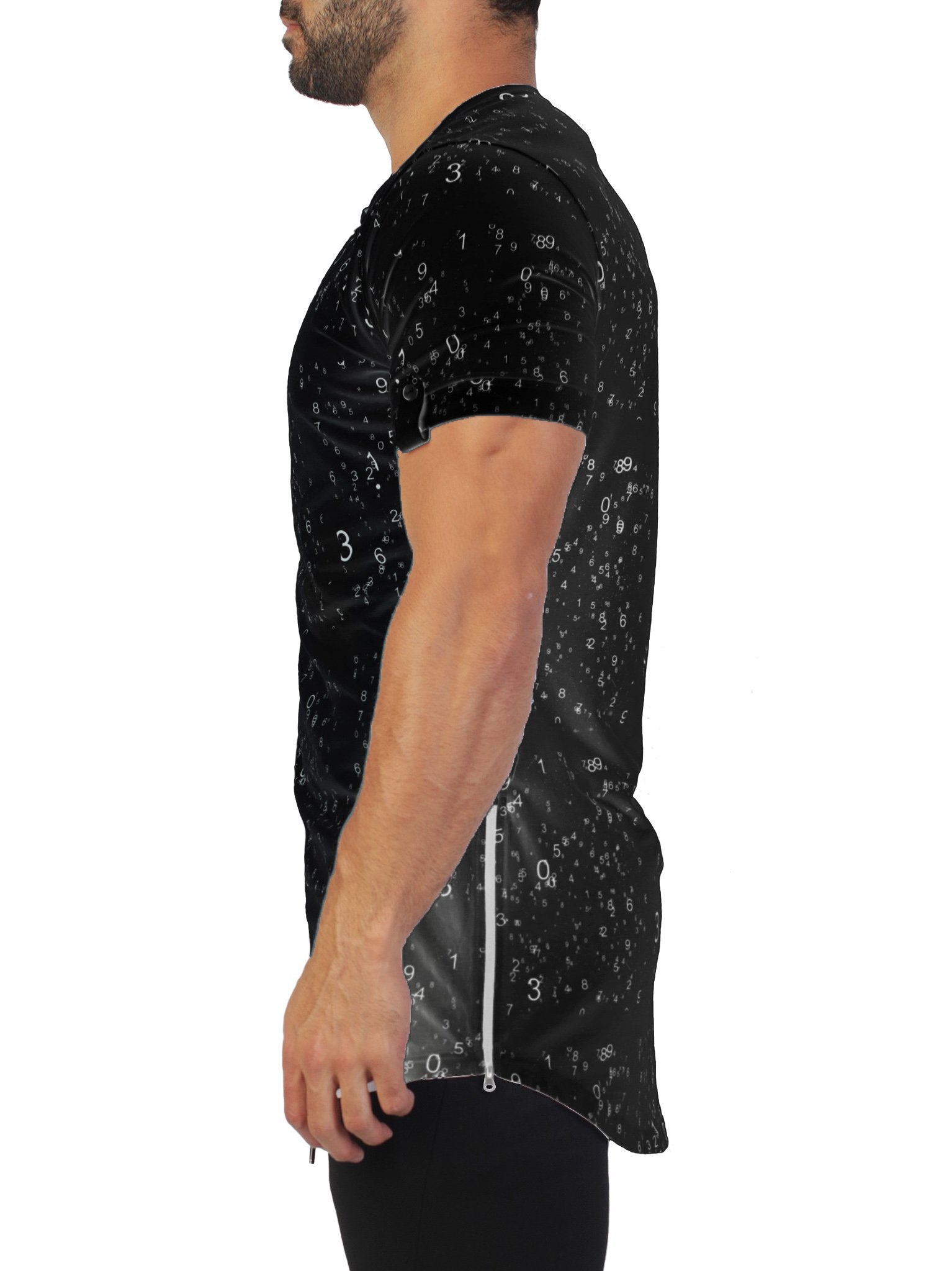 TeeHLZip Number Black