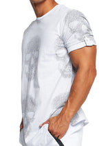 TeeHLZip Skull White View-5